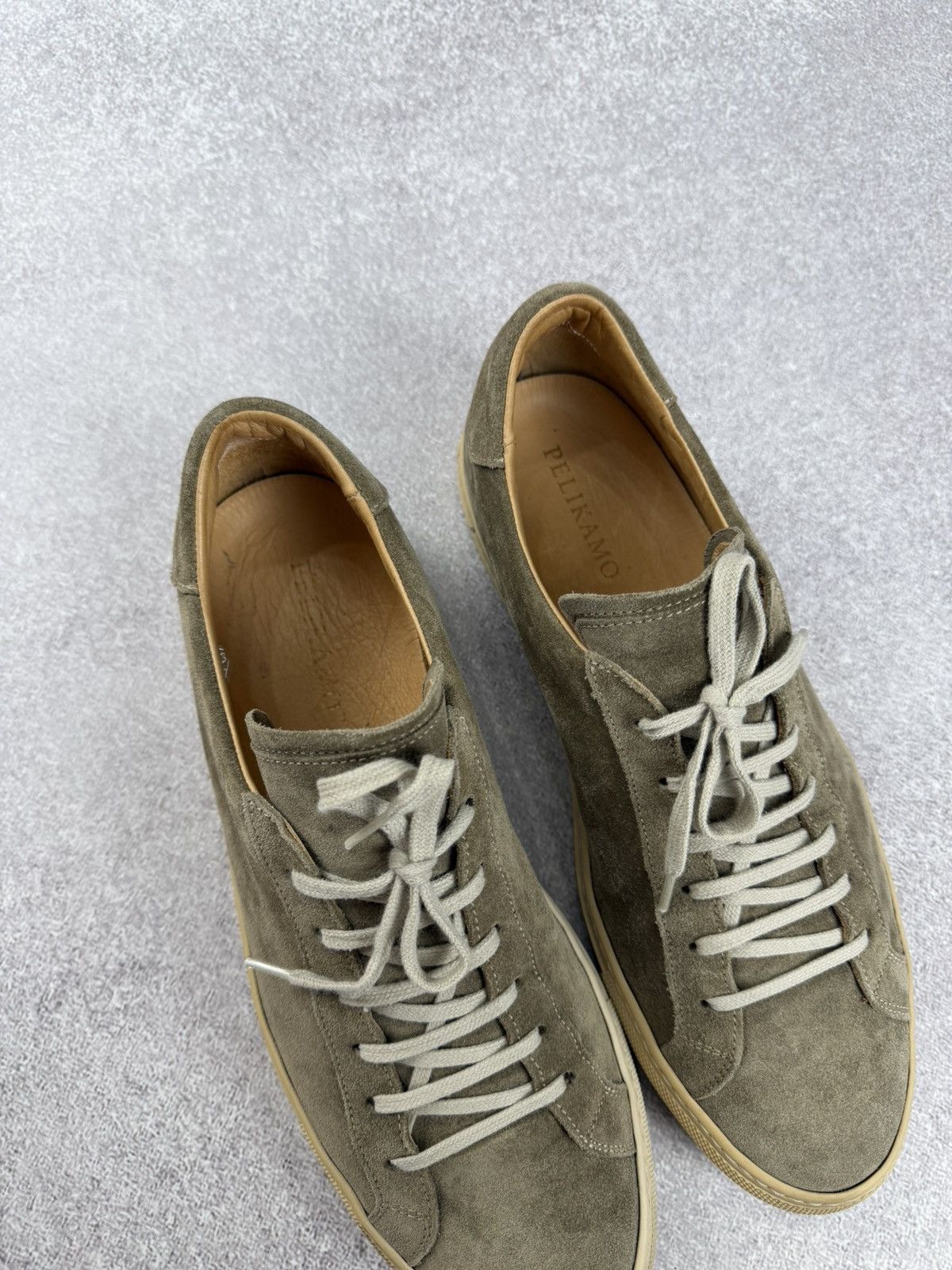 Vintage Pelikamo Suede Sneakers Men’s Casual Low Top Shoes Size 43 Size US 10 / EU 43 - 5 Thumbnail