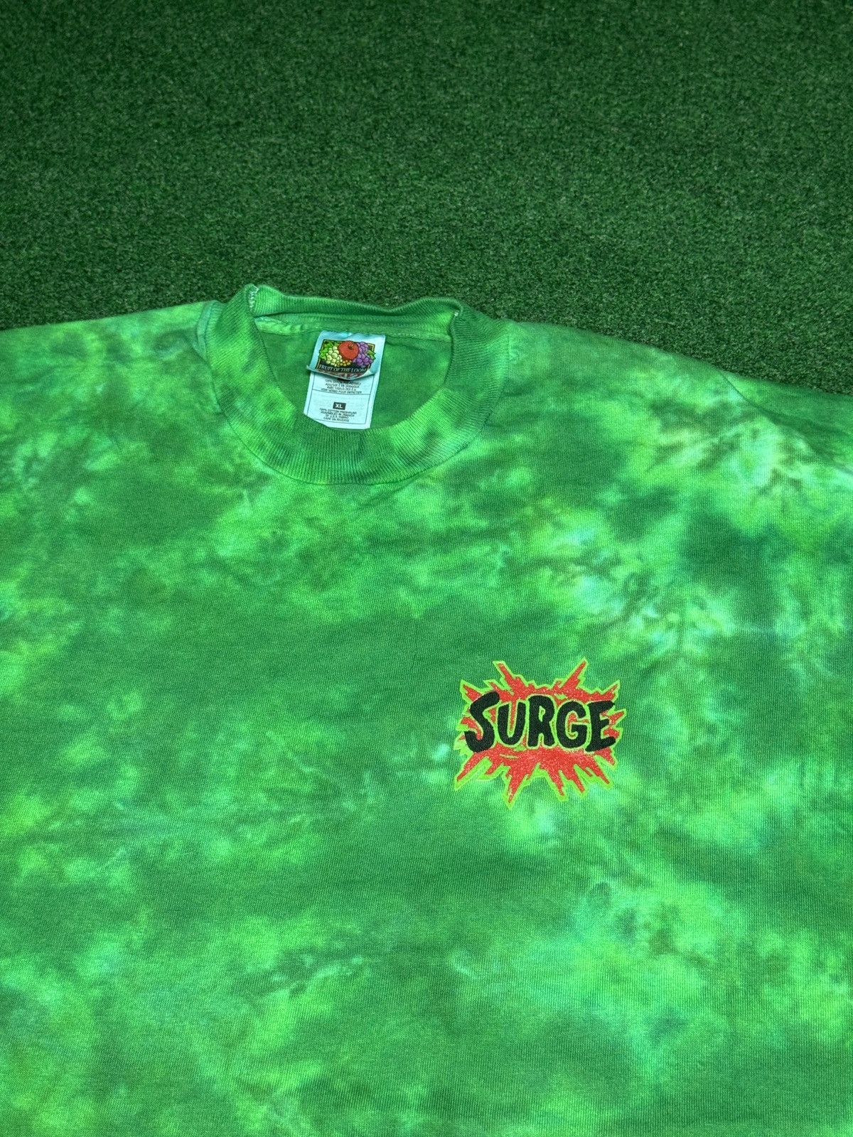 Vintage Vintage 90s Surge Movement Hardcore Citrus Soda XL T Shirt Size US XL / EU 56 / 4 - 2 Thumbnail