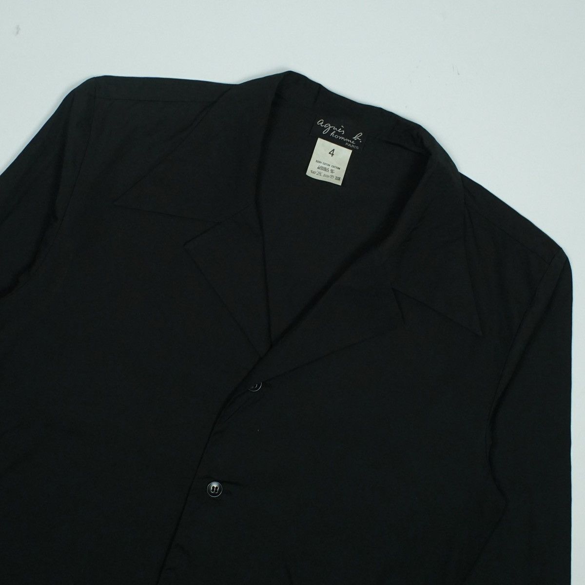agnes b. *NoTariff Agnes B Open Collar LS Shirt Size US M / EU 48-50 / 2 - 2 Thumbnail