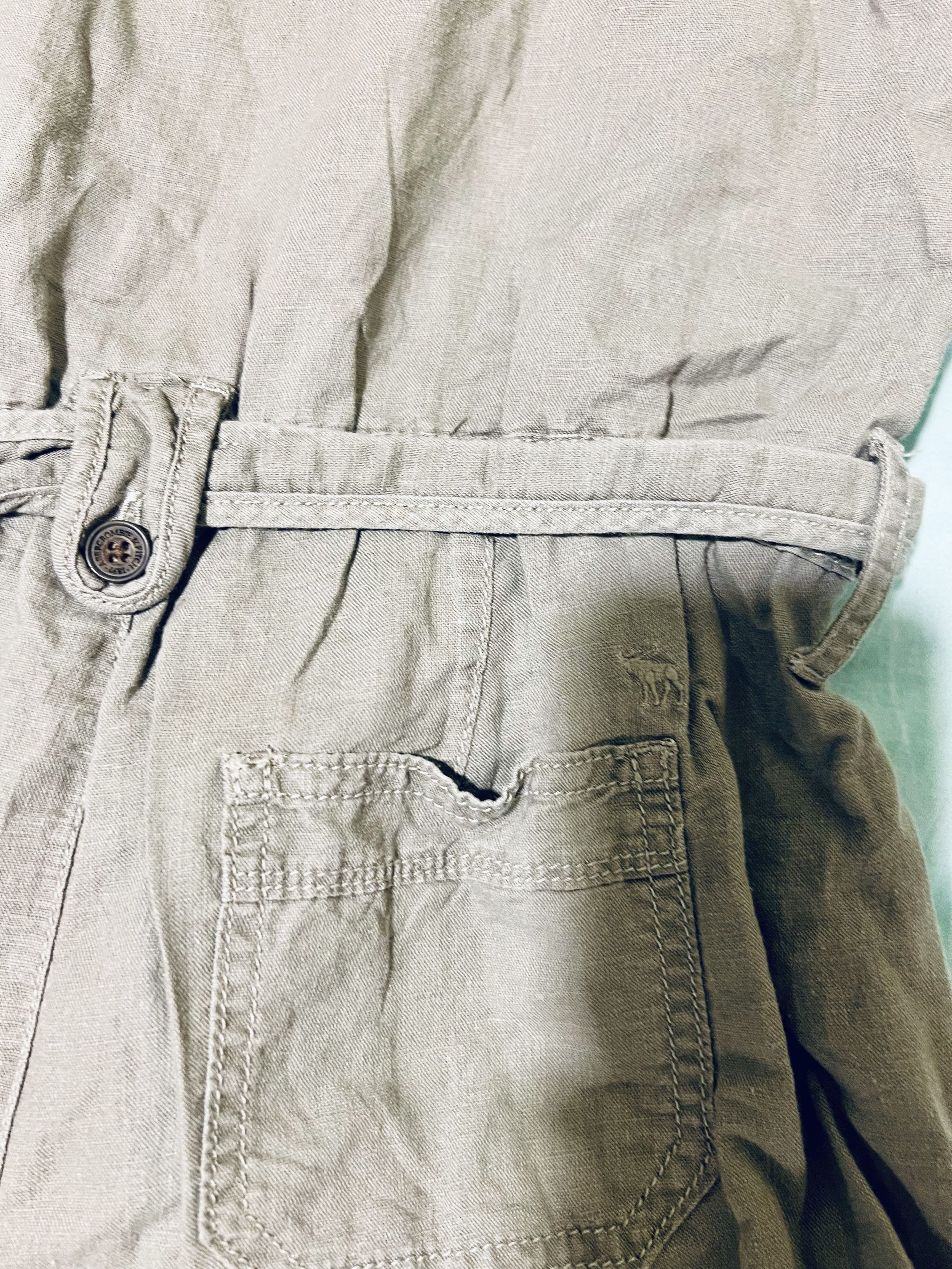 Abercrombie & Fitch Linen Jumpsuit Size 32" / US 10 / IT 46 - 5 Thumbnail