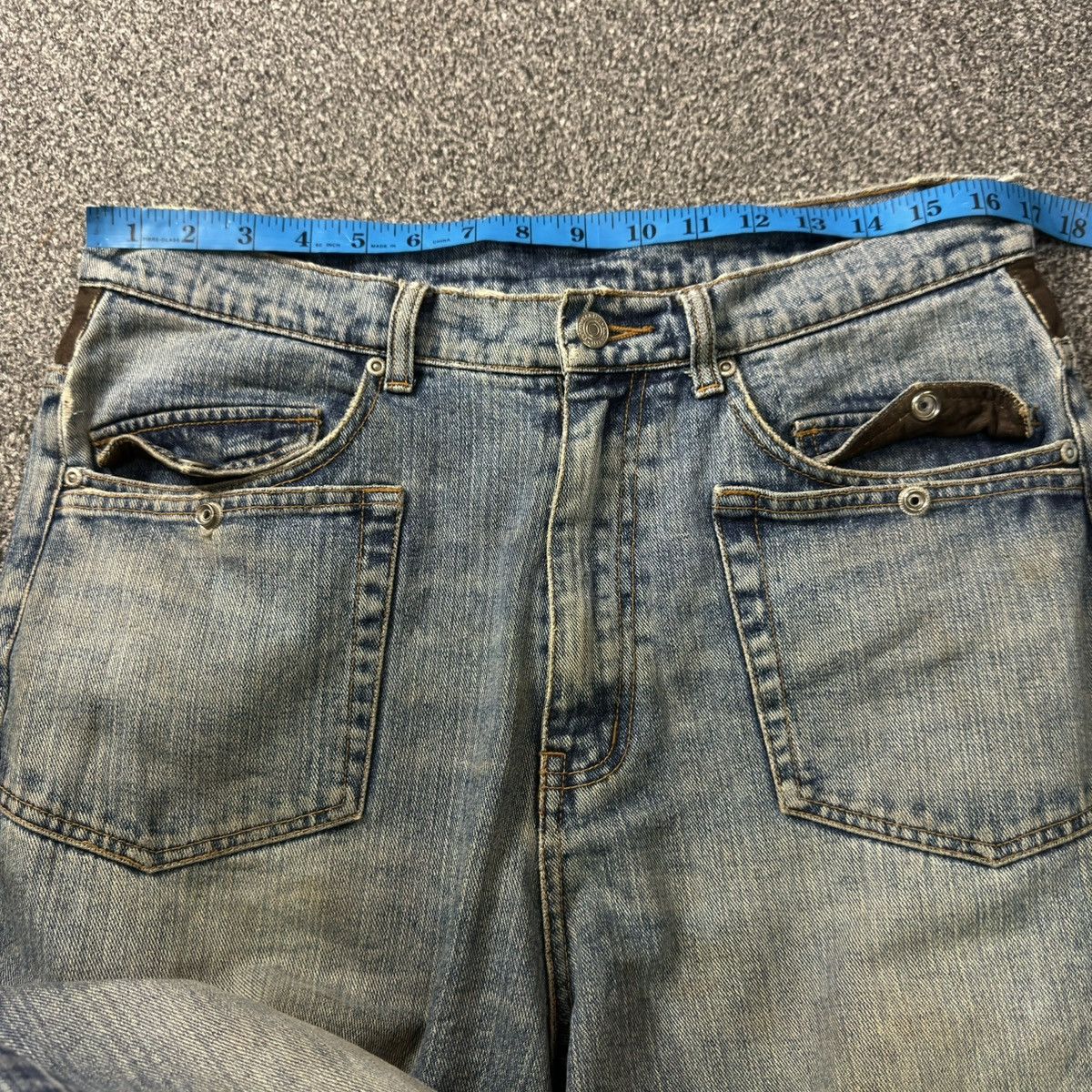 Hypebeast 🇯🇵 Vintage 1996 Japanese Streetwear Baggy Flip The Script Size US 34 / EU 50 - 17 Thumbnail
