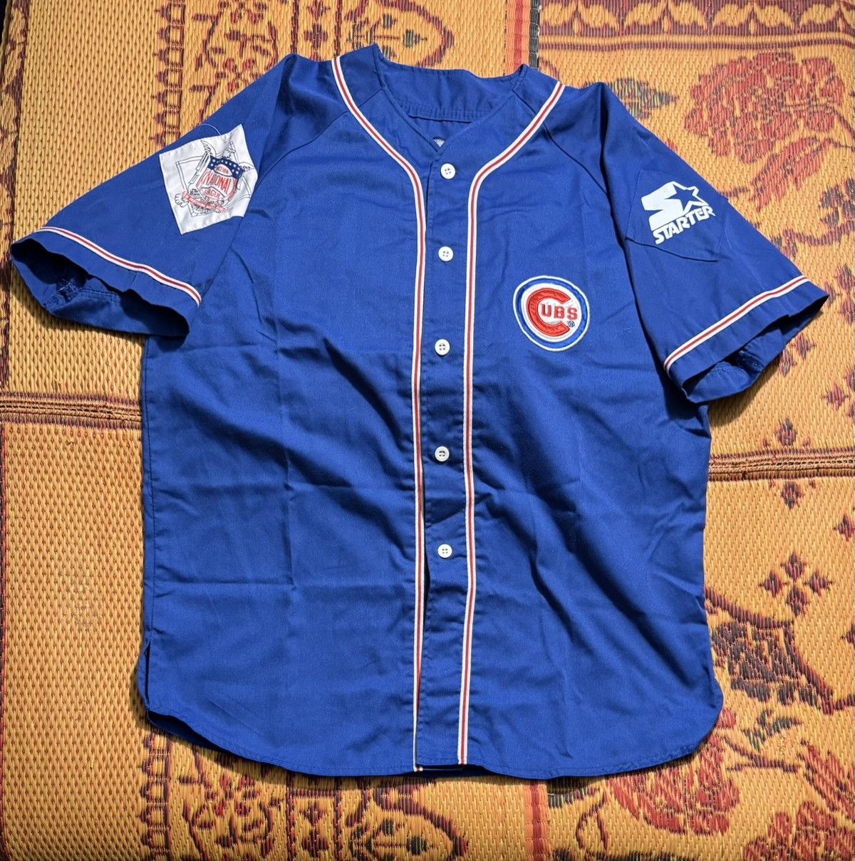 MLB Vintage 90s Chicago Cubs Starter Jersey Size US L / EU 52-54 / 3 - 2 Thumbnail