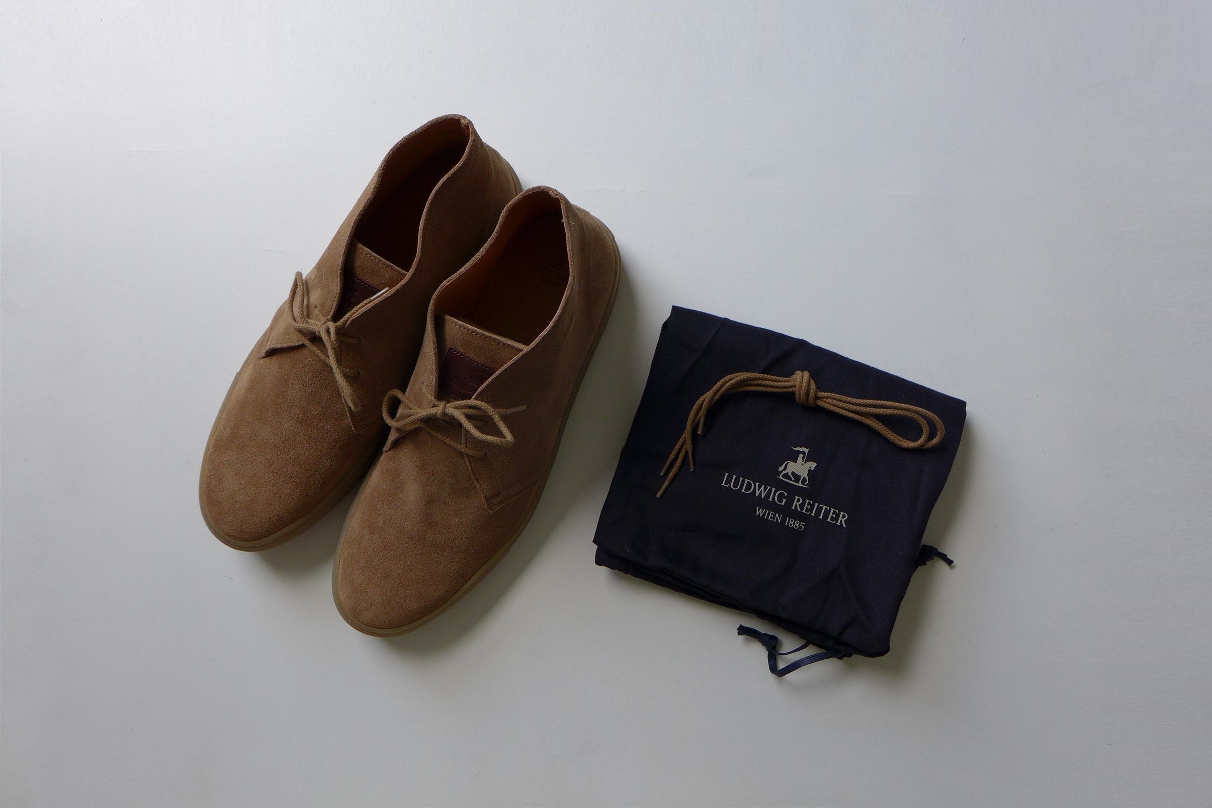 Ludwig Reiter Ludwig Reiter Adriatic Shoes - Caramel Suede Size US 13 / EU 46 - 1 Thumbnail