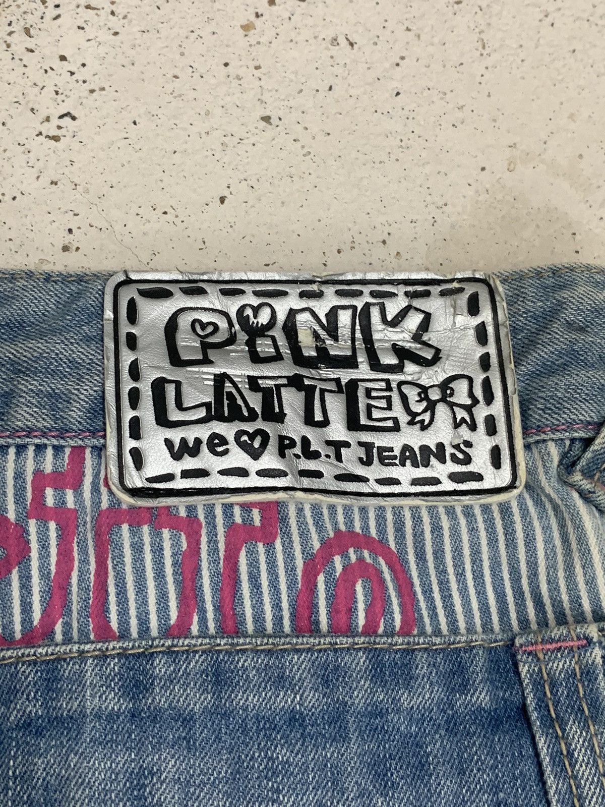 Hysteric Glamour × Japanese Brand Pink Latte Back Double Waist Patches Girl Wording Hickory Size US 28 / EU 44 - 20 Thumbnail