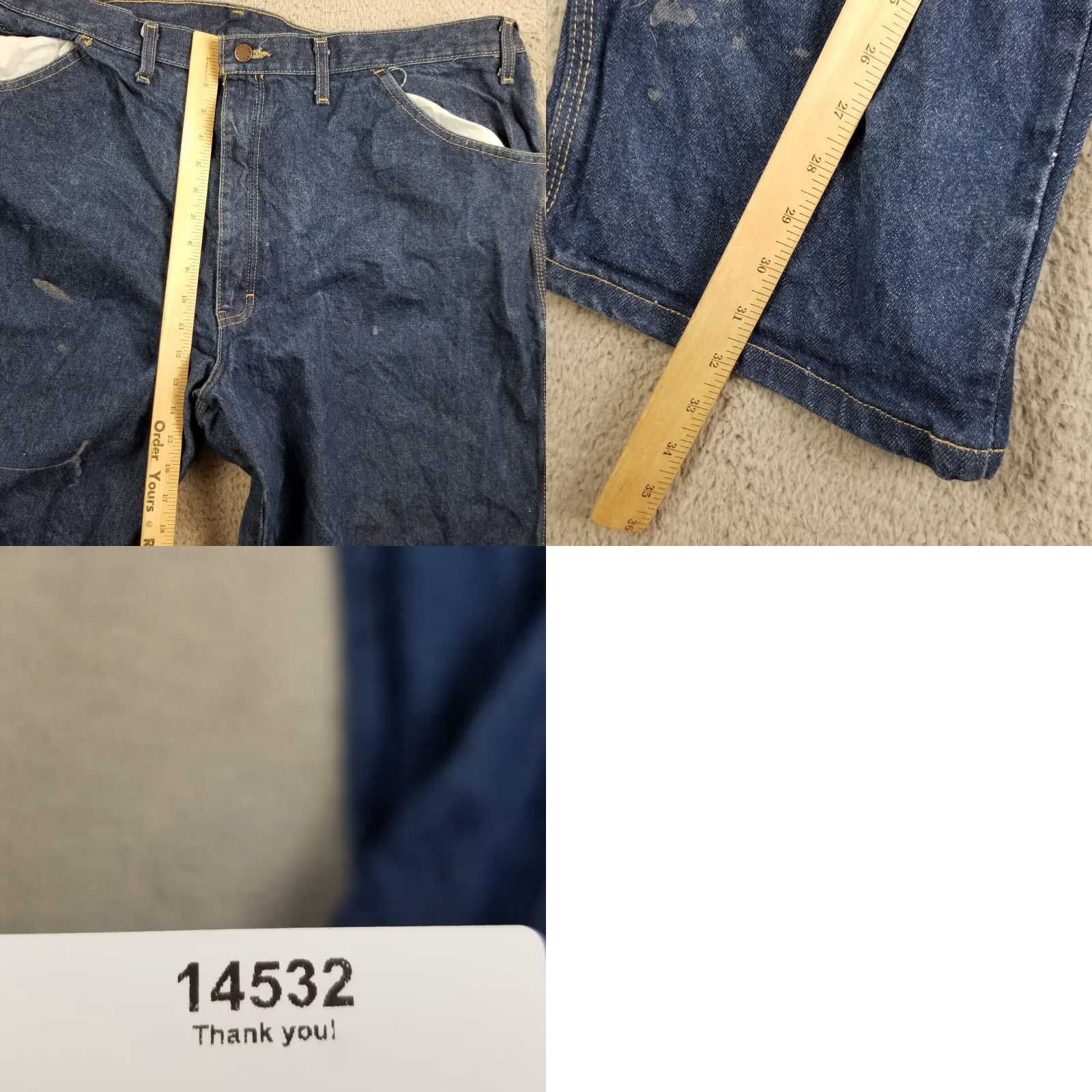 Dickies DICKIES Carpenter Pants - Pants - Men - 44x32 - Blue - Canvas Workwear - Grunge Style - Regular Fit Size US 44 / EU 60 - 8 Thumbnail