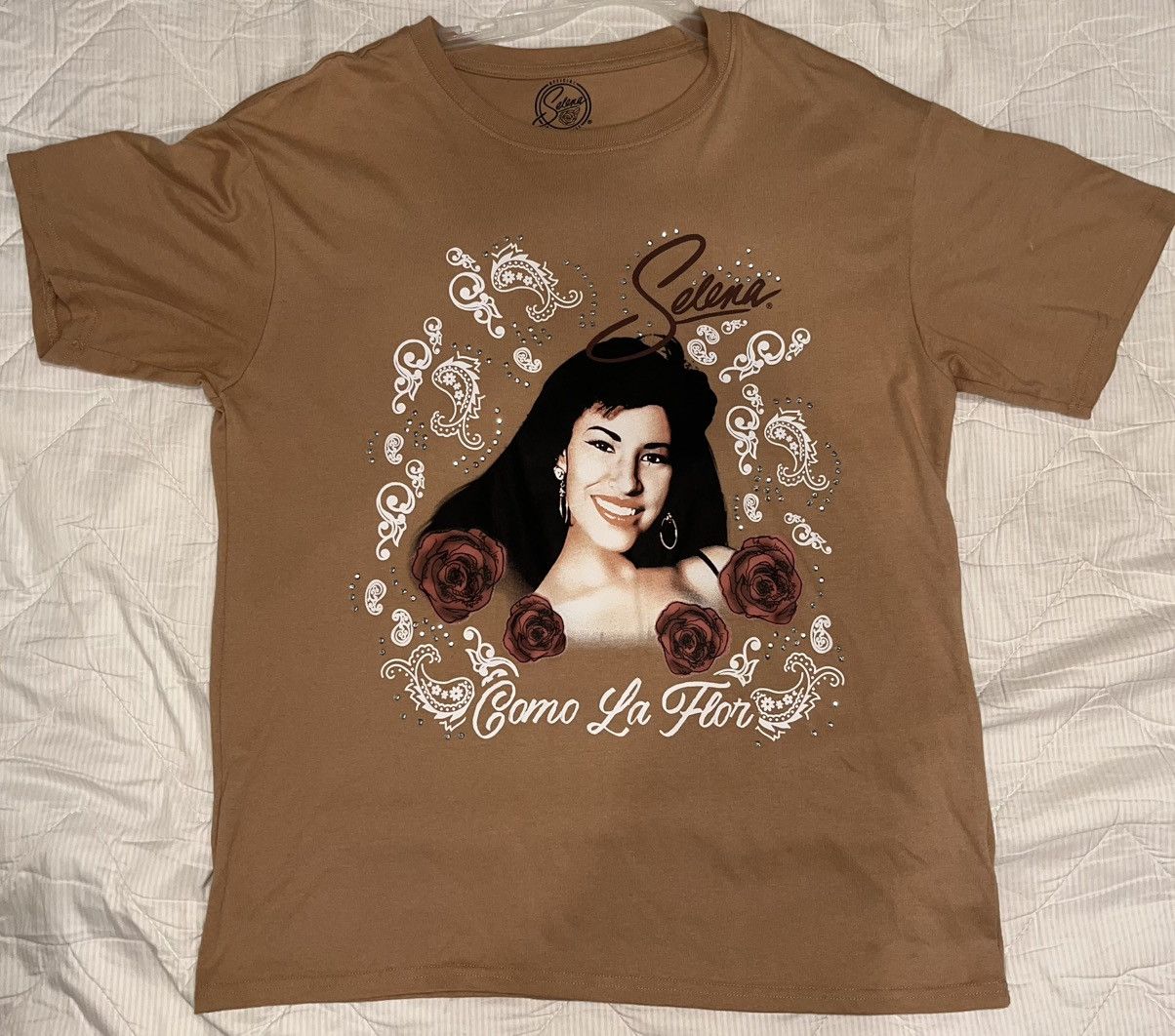 Pacsun Selena Merchandise Vintage Selena Shirt Brown Size US L / EU 52-54 / 3 - 1 Thumbnail