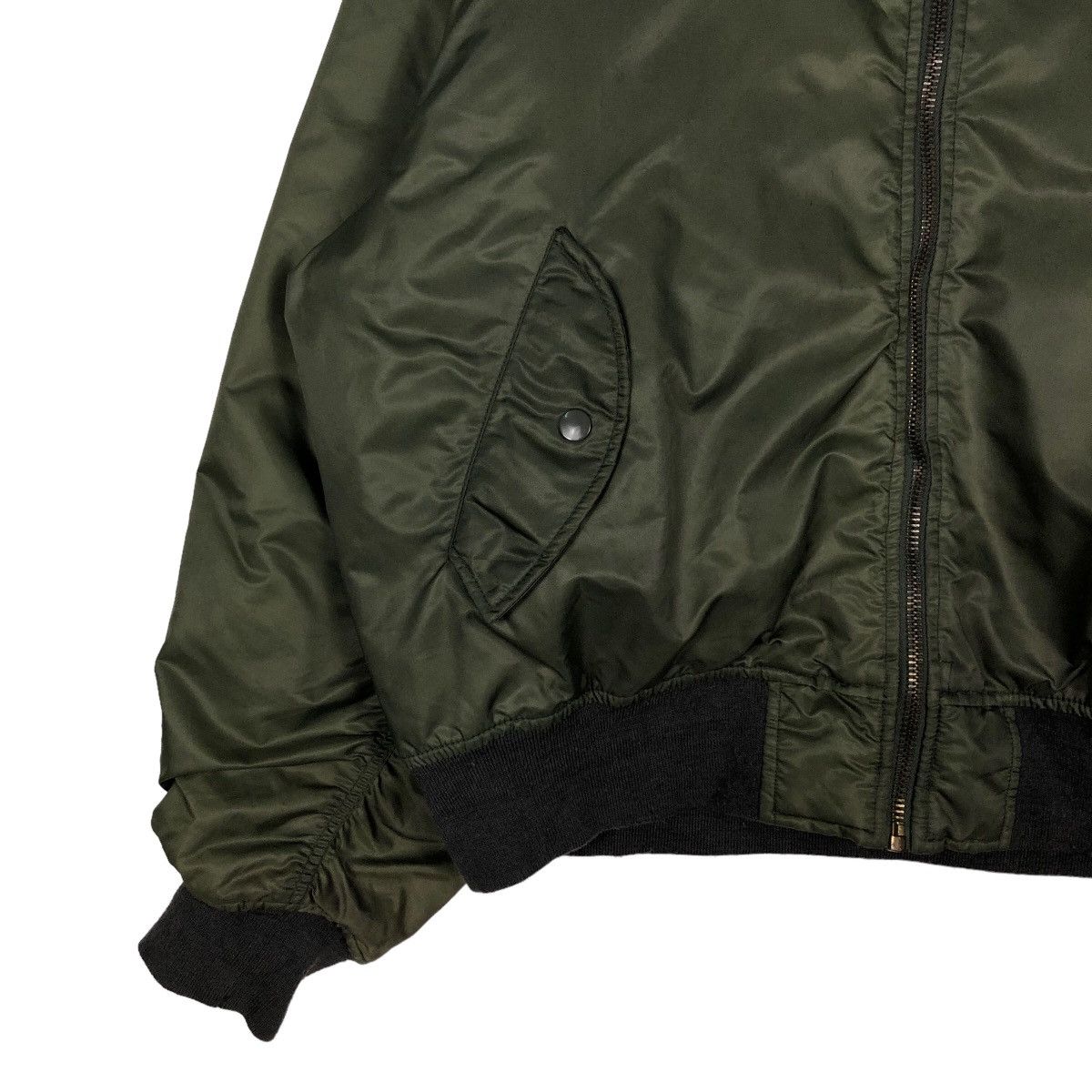 Japanese Brand 🔥Riot Riot Vintage Bomber Jacket Reversible Military Size US L / EU 52-54 / 3 - 4 Thumbnail