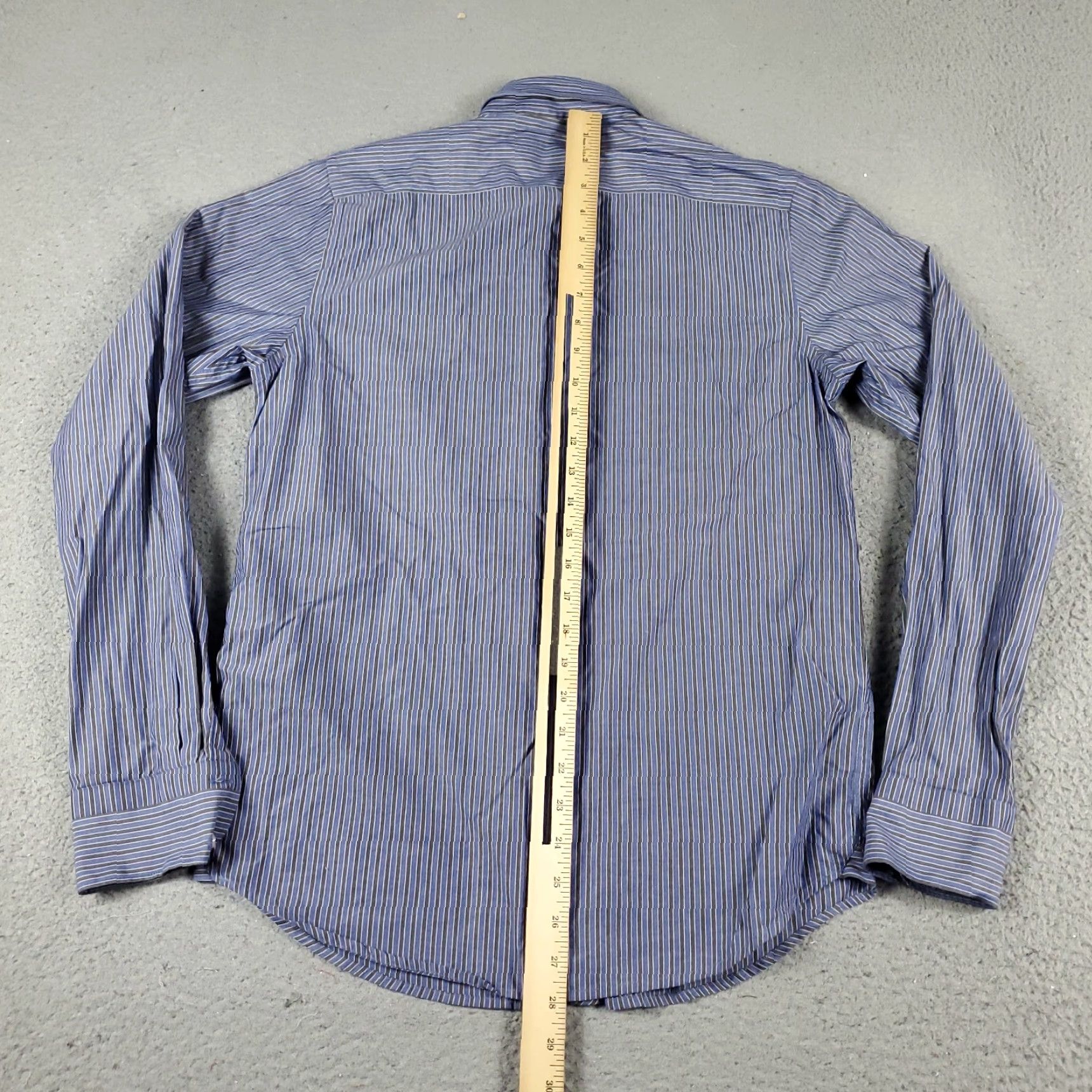 Ben Sherman VINTAGE Ben Sherman Shirt Mens Small Blue Striped Button-Up Long Sleeve Size US S / EU 44-46 / 1 - 3 Thumbnail