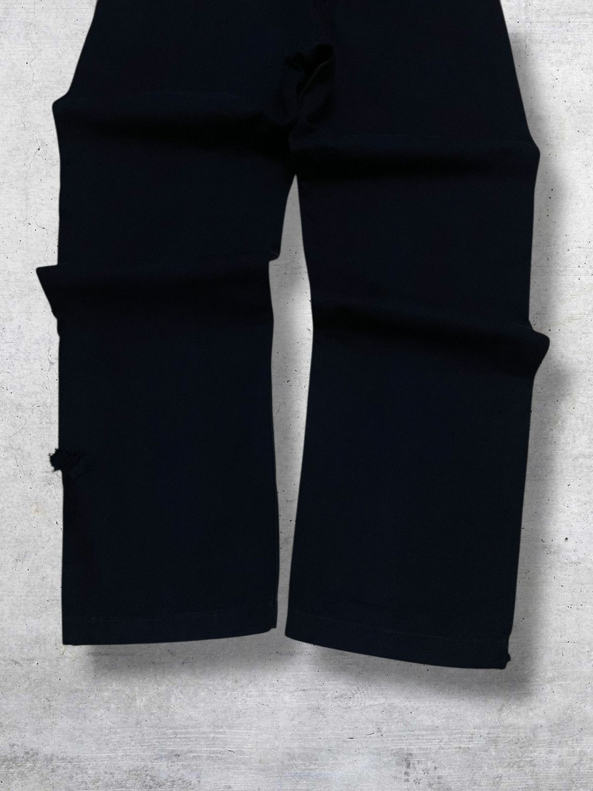 Yohji Yamamoto VINTAGE YOHJI YAMAMOTO JAPAN DESIGNER 90S DISTRESSED PANT Size US 29 - 10 Thumbnail