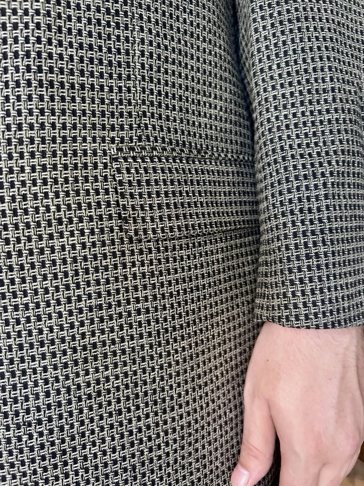Other Rick Pallack Sport Coat 44R Canada Silk Wool Check 3-Button Size 44R - 3 Thumbnail