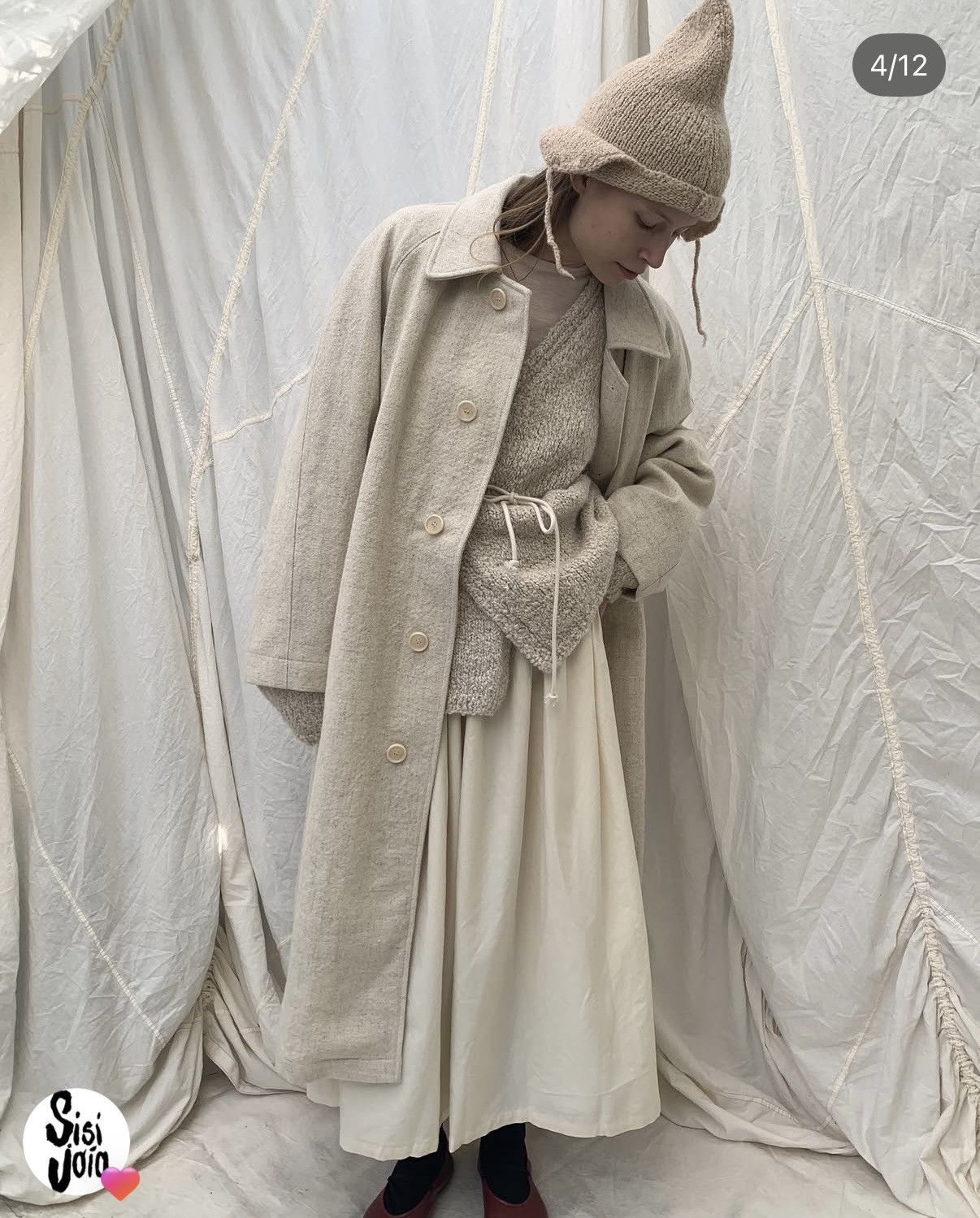 Lemaire Von Sono Carl Coat in Natural Size S / US 4 / IT 40 - 1 Thumbnail