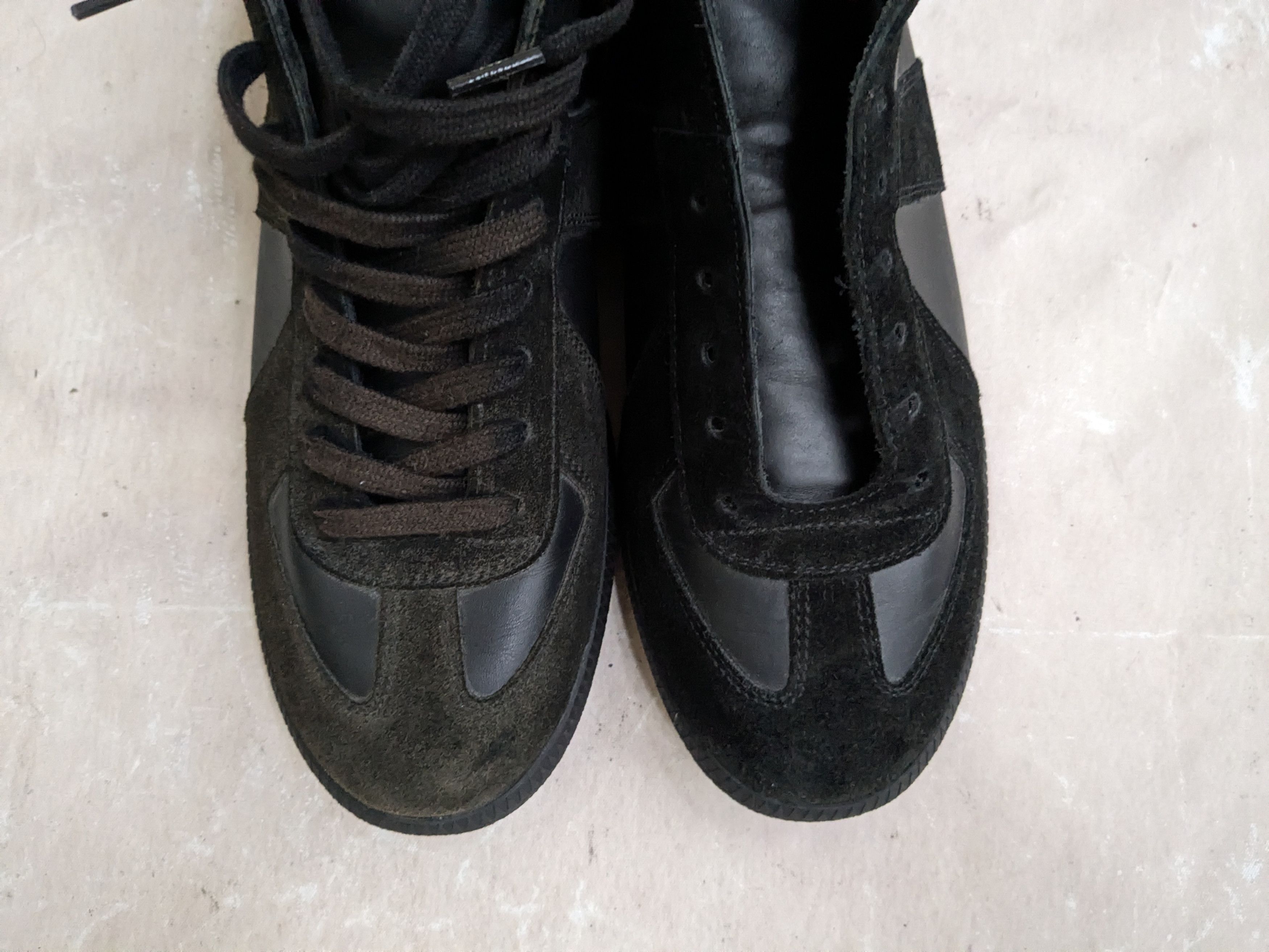 Maison Margiela Maison Margiela GAT Replica Black 11 44 High Tops Size US 11 / EU 44 - 3 Thumbnail