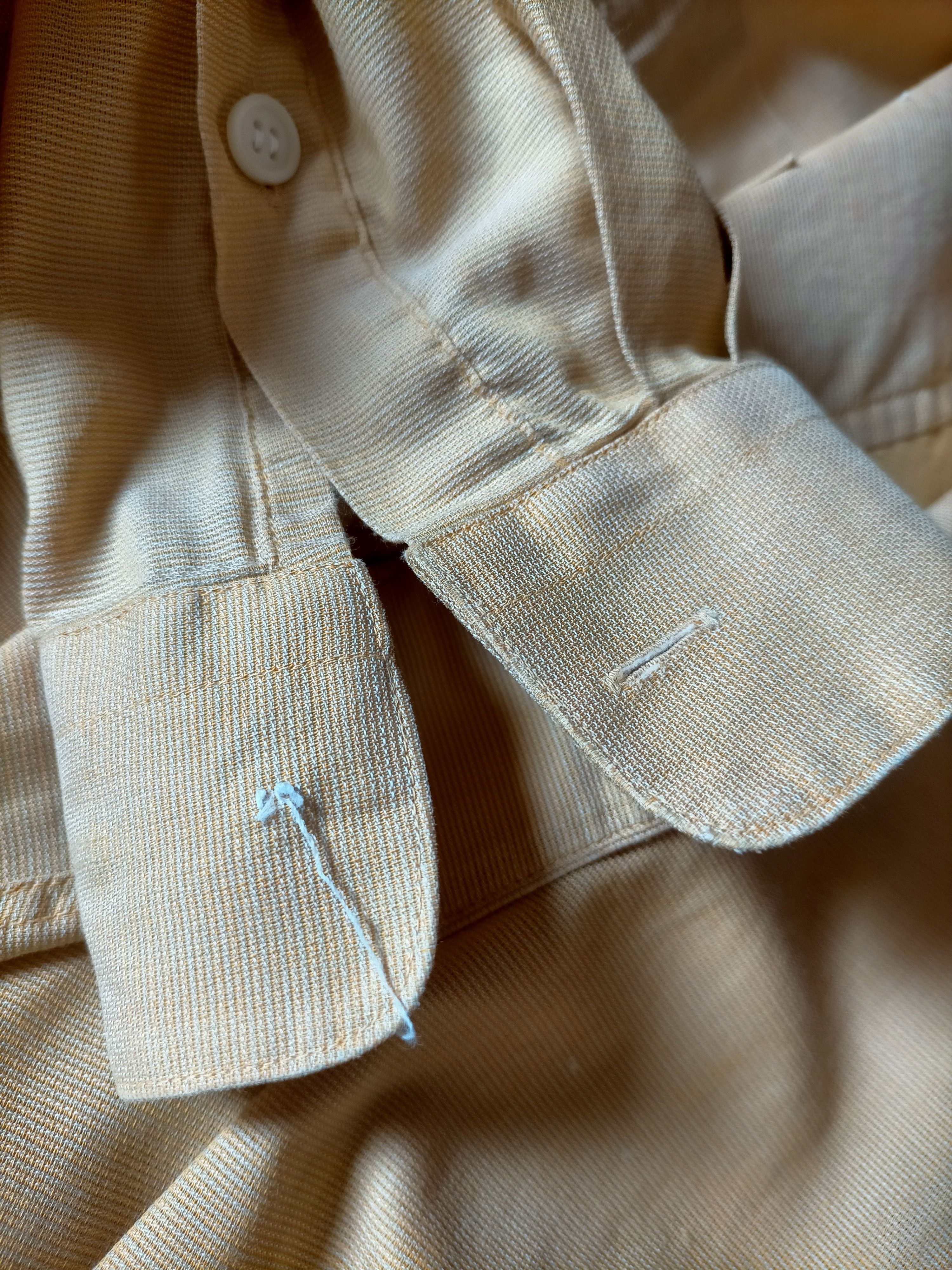 Issey Miyake Issey Miyake Design Studio Wool Rayon Shirt Button ups Size US L / EU 52-54 / 3 - 14 Thumbnail