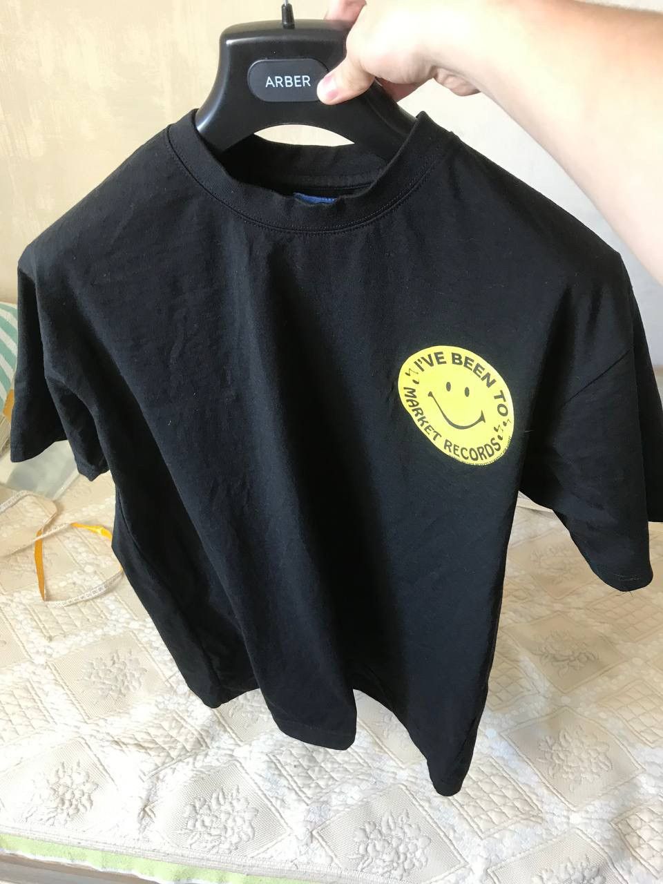 Market 🔥 Market Records x Smiley Graphic Art Afterhours T Shirt Y2K Size US L / EU 52-54 / 3 - 7 Thumbnail