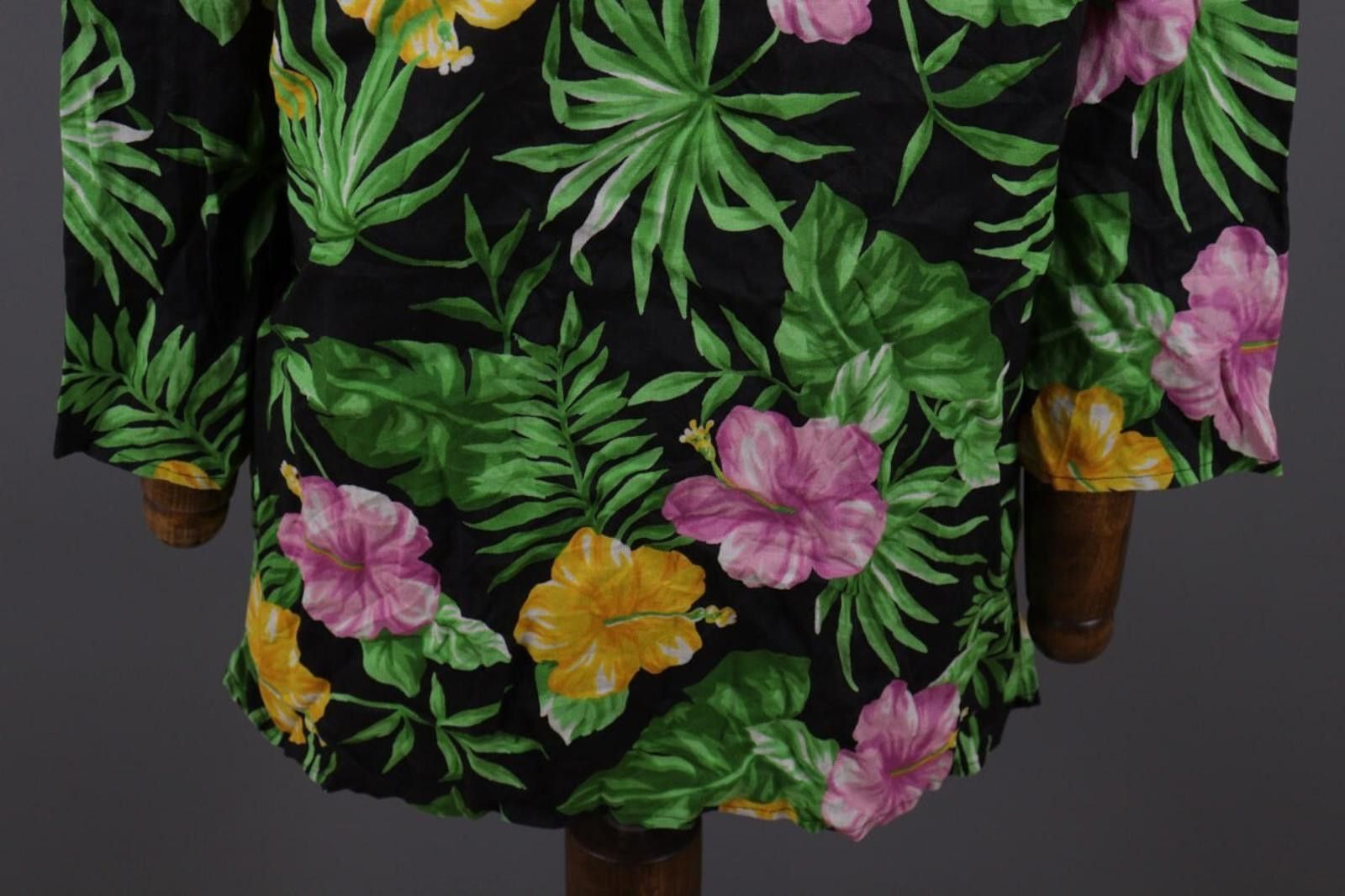 Lauren Ralph Lauren Lauren Ralph Lauren Black Linen Floral Tunic Shirt Size M Size M / US 6-8 / IT 42-44 - 11 Thumbnail