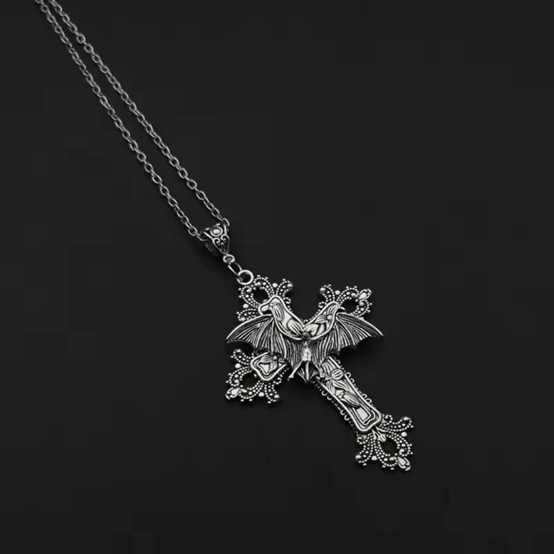 Other Ornate Silver Cross Pendant Necklace Size ONE SIZE - 2 Thumbnail