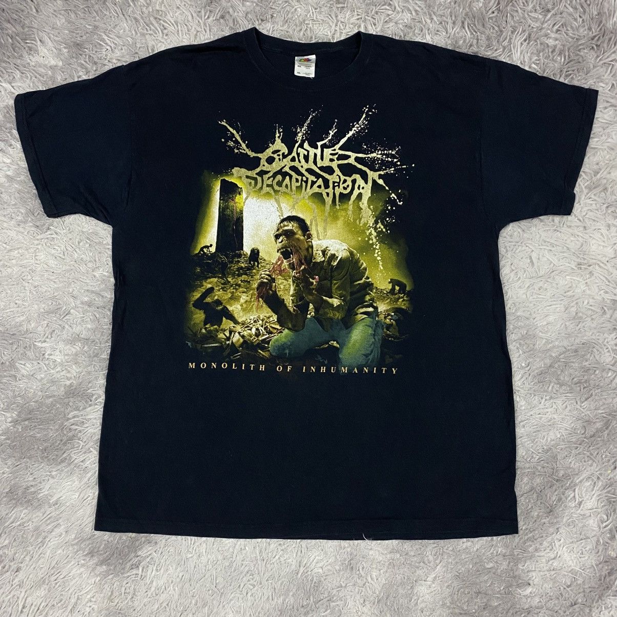 Band Tees × Fruit Of The Loom × Vintage Death metal band cattle decapitation Y2K Size US XXL / EU 58 / 5 - 1 Thumbnail
