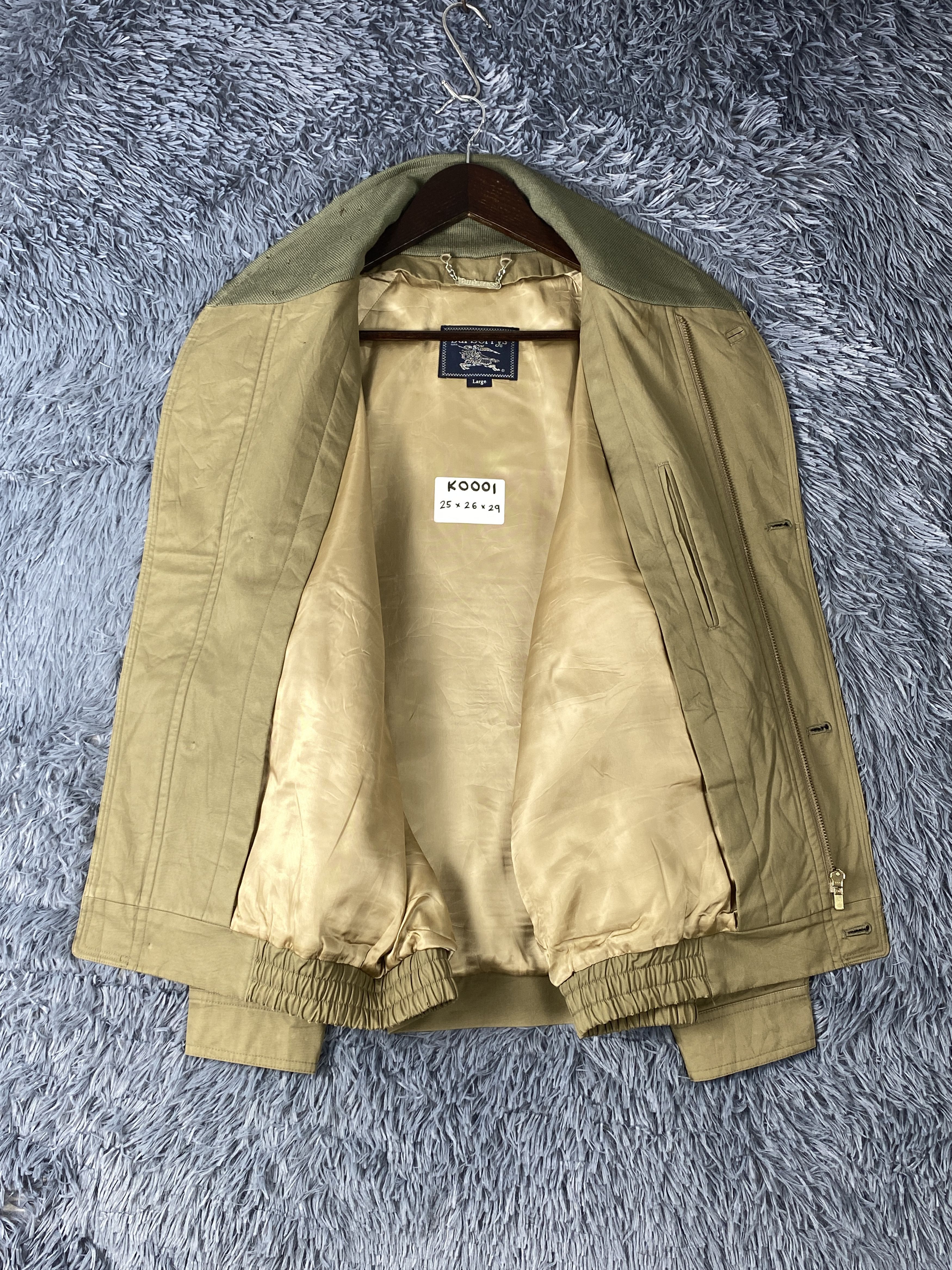 Burberry Vintage Burberry Zip Button Jacket Size US L / EU 52-54 / 3 - 9 Thumbnail
