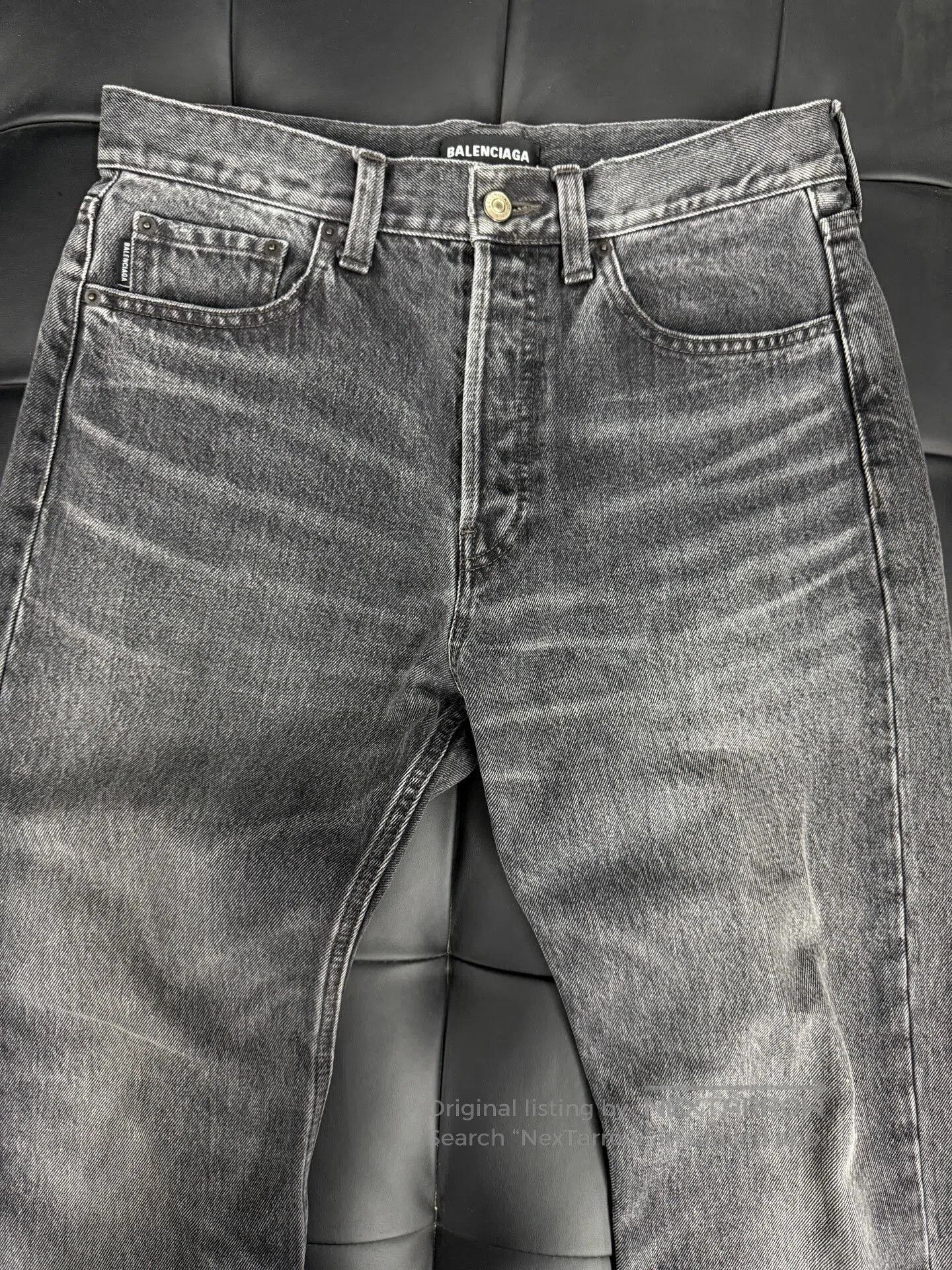 Balenciaga Balenciaga 19AW Wavy Denim Pants. Size US 30 / EU 46 - 2 Thumbnail
