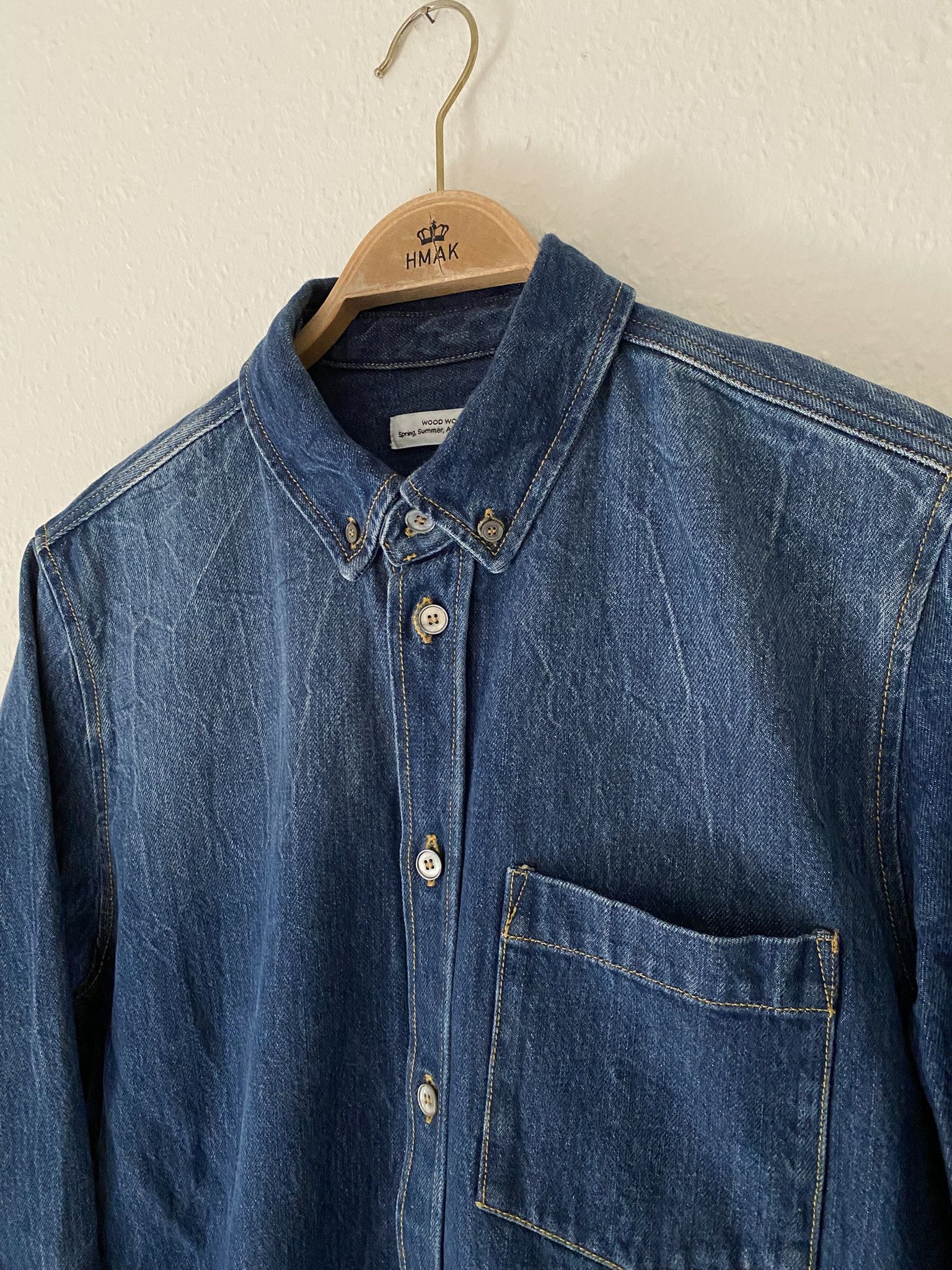 Acne Studios 48/M - Vintage Wash - Ansel Denim Shirt Size US M / EU 48-50 / 2 - 9 Thumbnail
