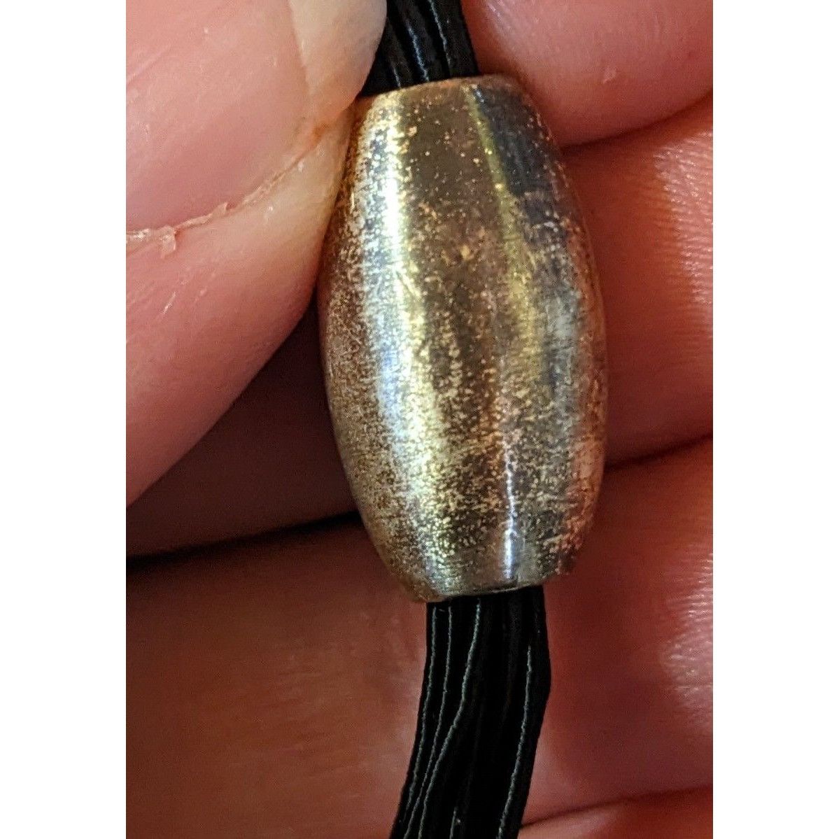 Other Modern Gem Inlaid Silver Barrel Pendant Necklace Size ONE SIZE - 5 Thumbnail