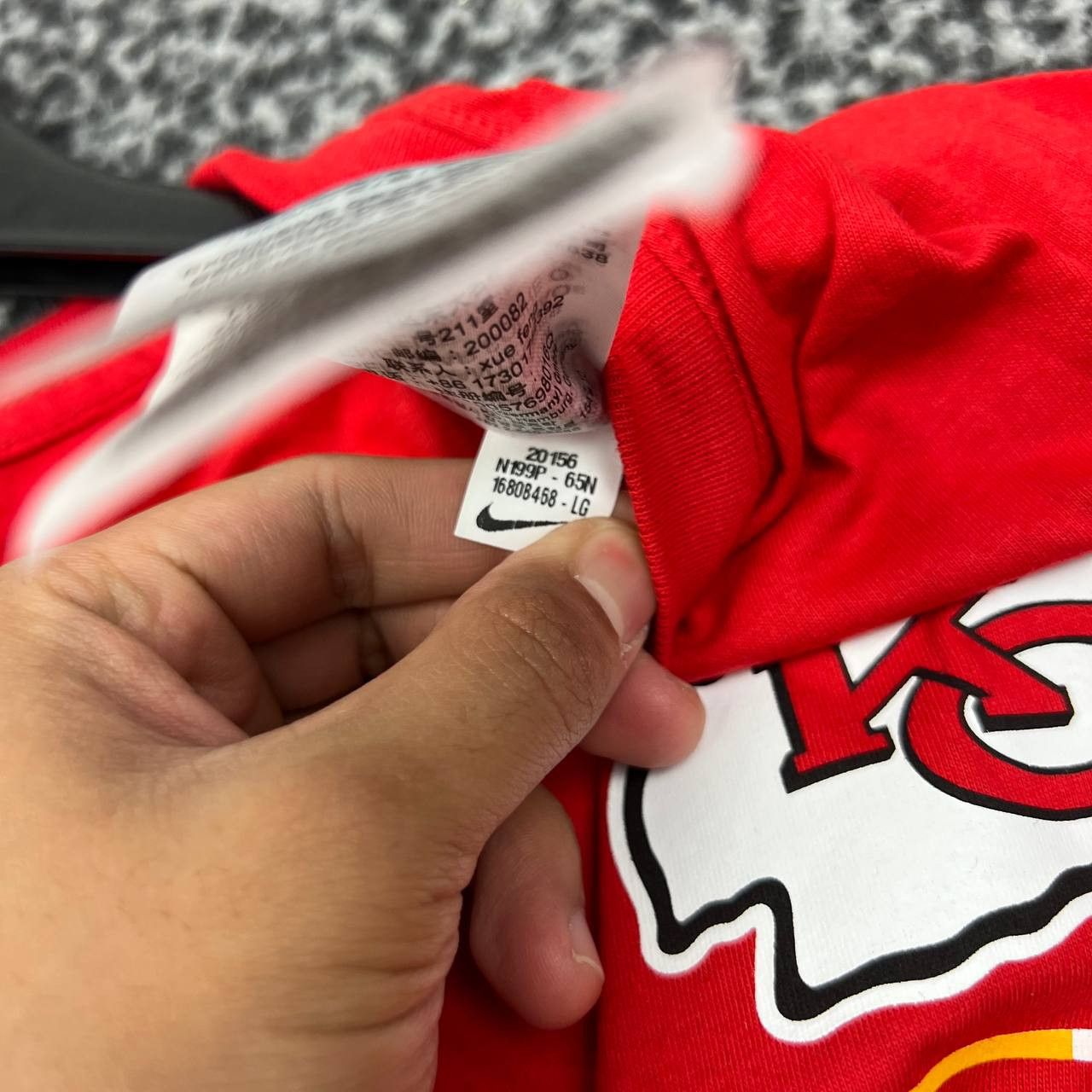 Nike Nike Shirt Men Large Red Kansas City Chiefs Short Sleeve Size US L / EU 52-54 / 3 - 7 Thumbnail