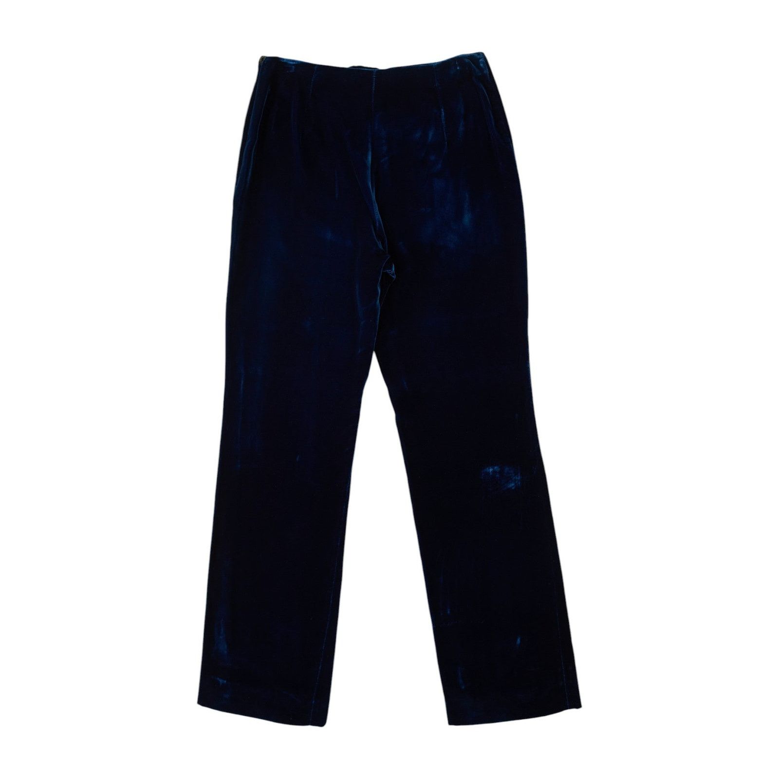 Gucci by Tom Ford F/W 1995 Deep Blue Velvet Pants Size 28" / US 6 / IT 42 - 2 Thumbnail