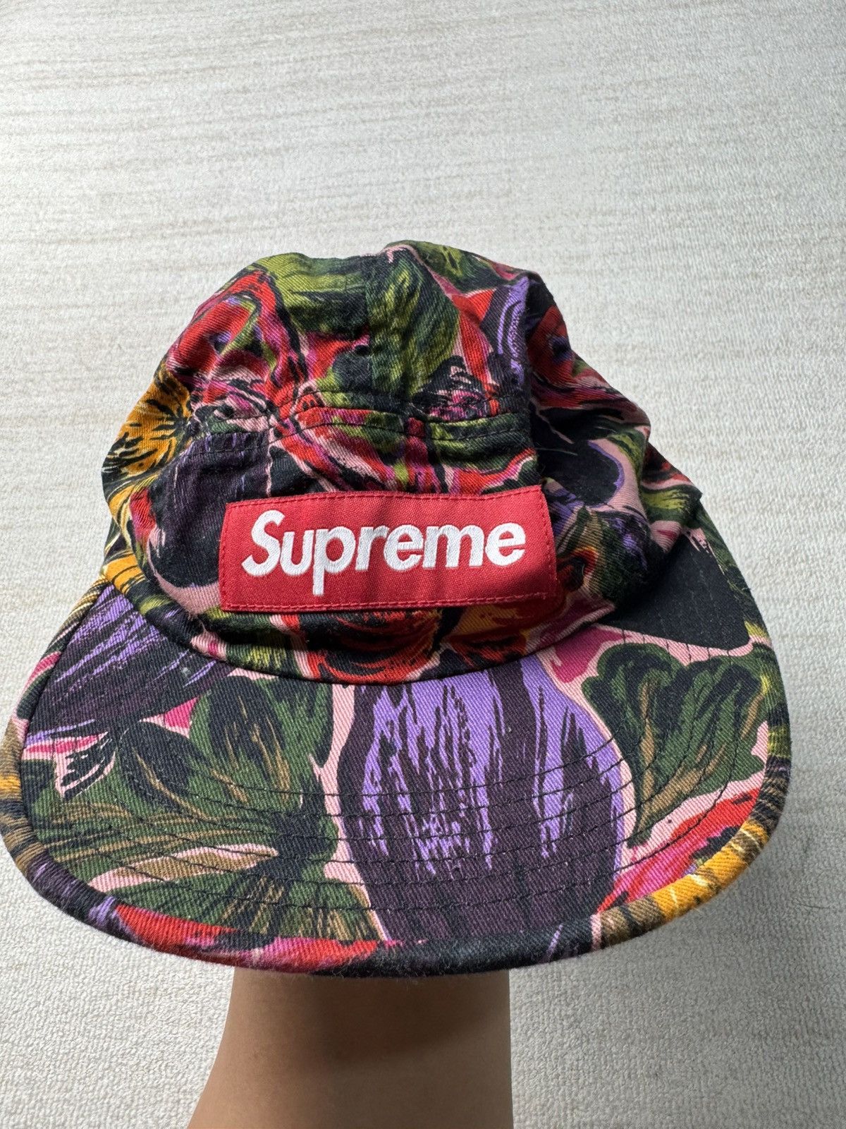 Supreme Painted floral camp cap Size ONE SIZE - 2 Thumbnail