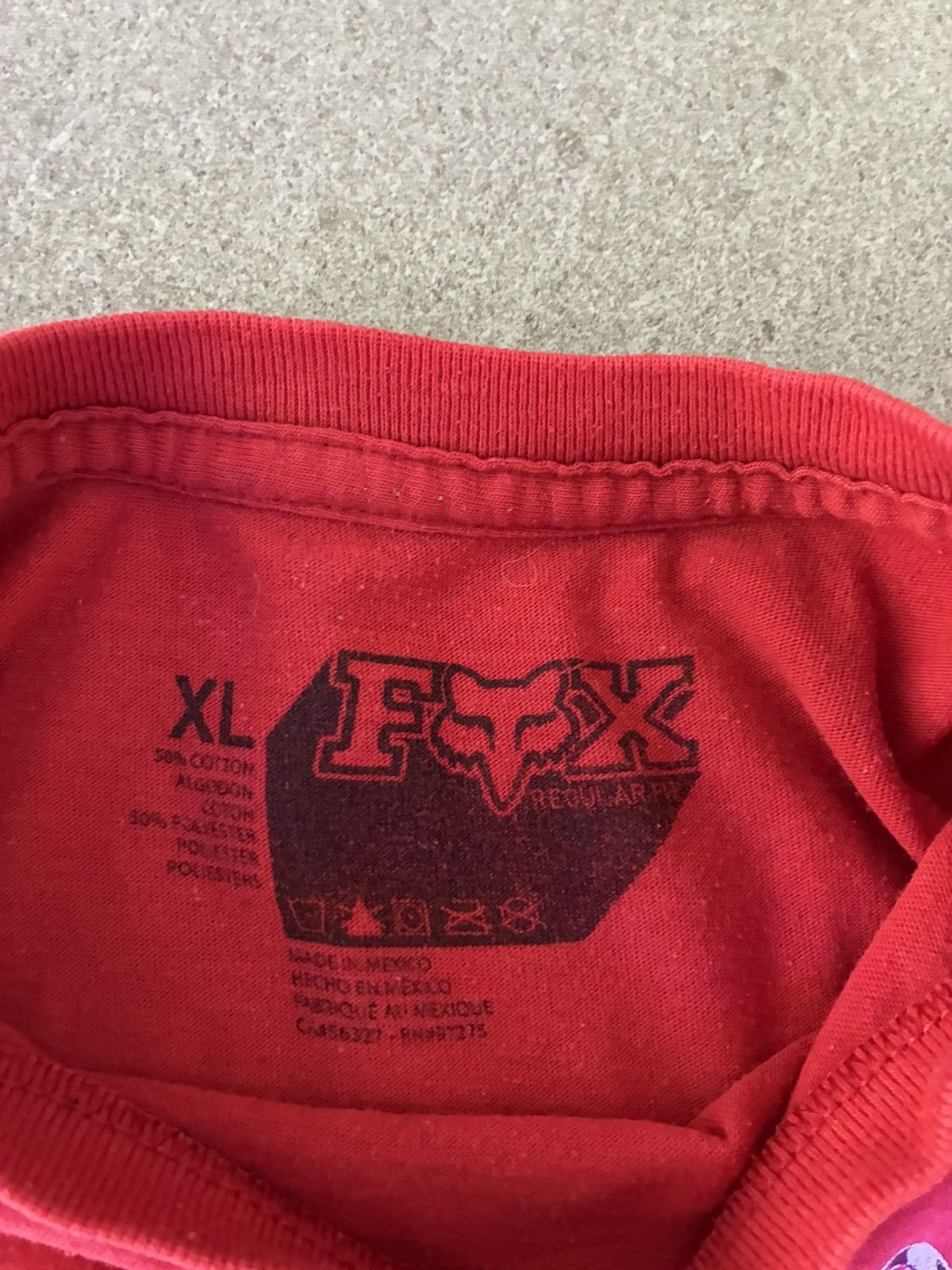 Fox Racing Fox Racing Red Logo Tee Y2K Size YOUTH XL Moto Skate Size US XL / EU 56 / 4 - 4 Thumbnail
