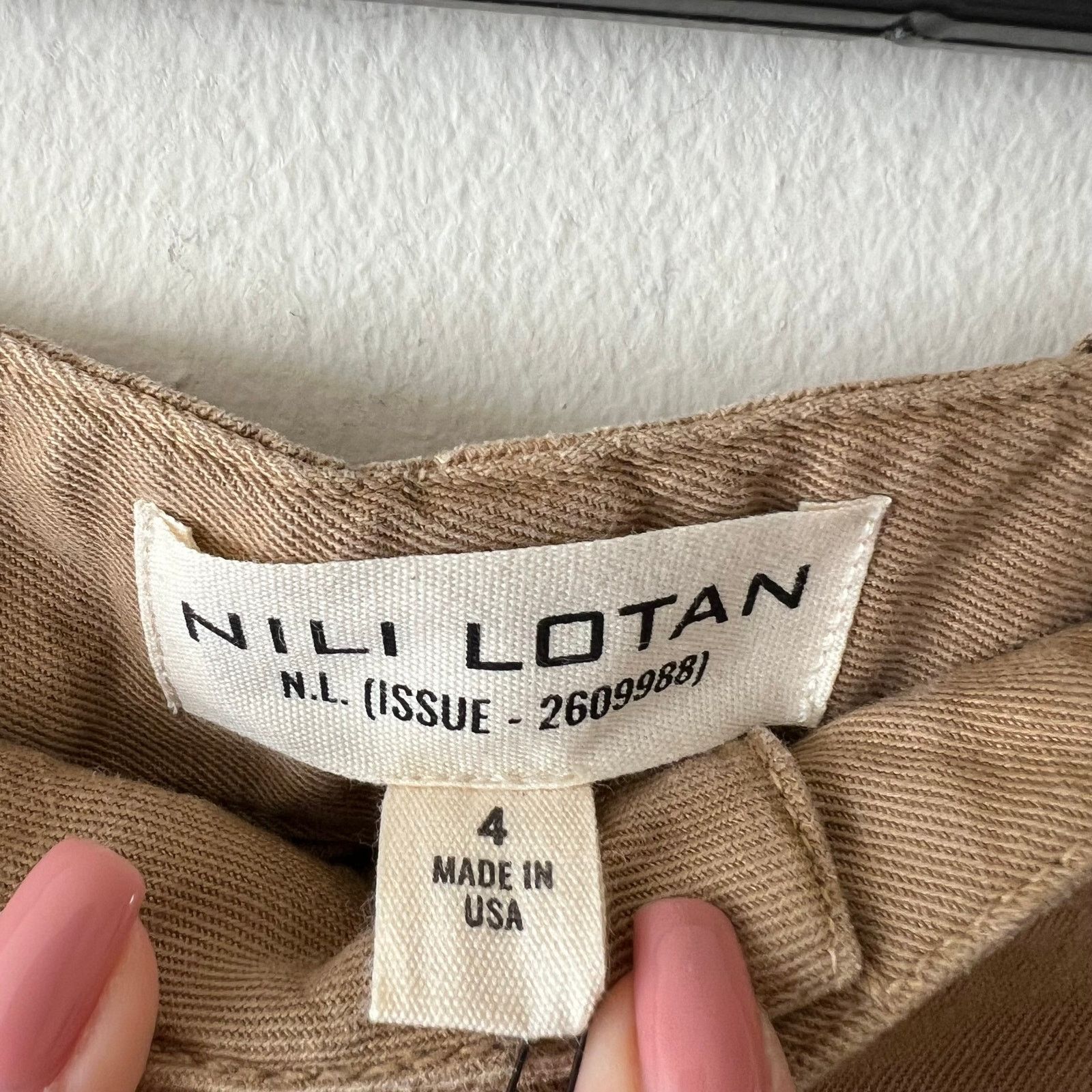 Nili Lotan Nili Lotan Yannic cargo pants Latte brown beige Size 4 Size 27" / US 4 / IT 40 - 4 Thumbnail