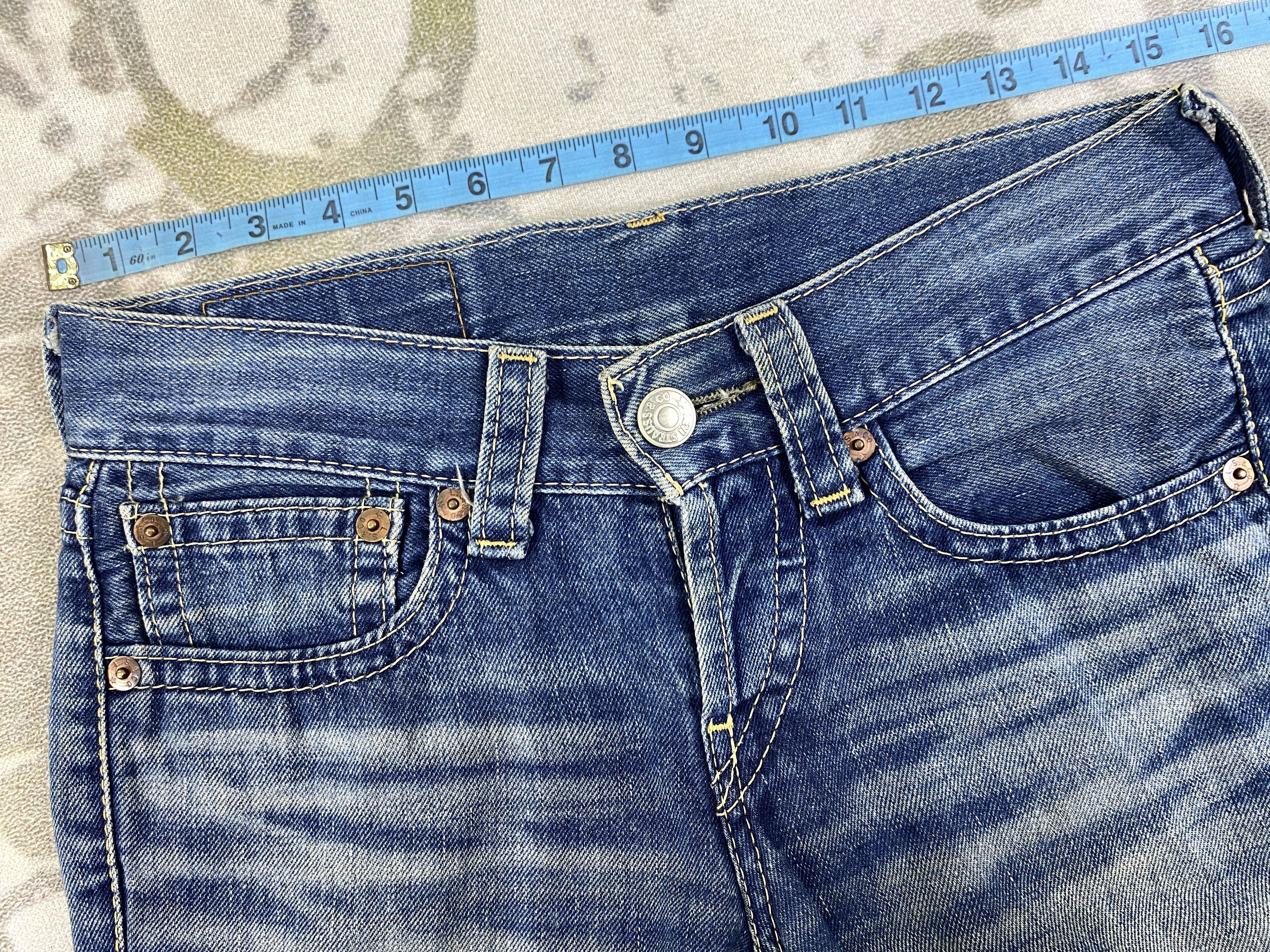 Levi's Dirty Blue Vintage Levi's 927 Flared 31x27 Denim -JN953 Size US 31 - 5 Thumbnail