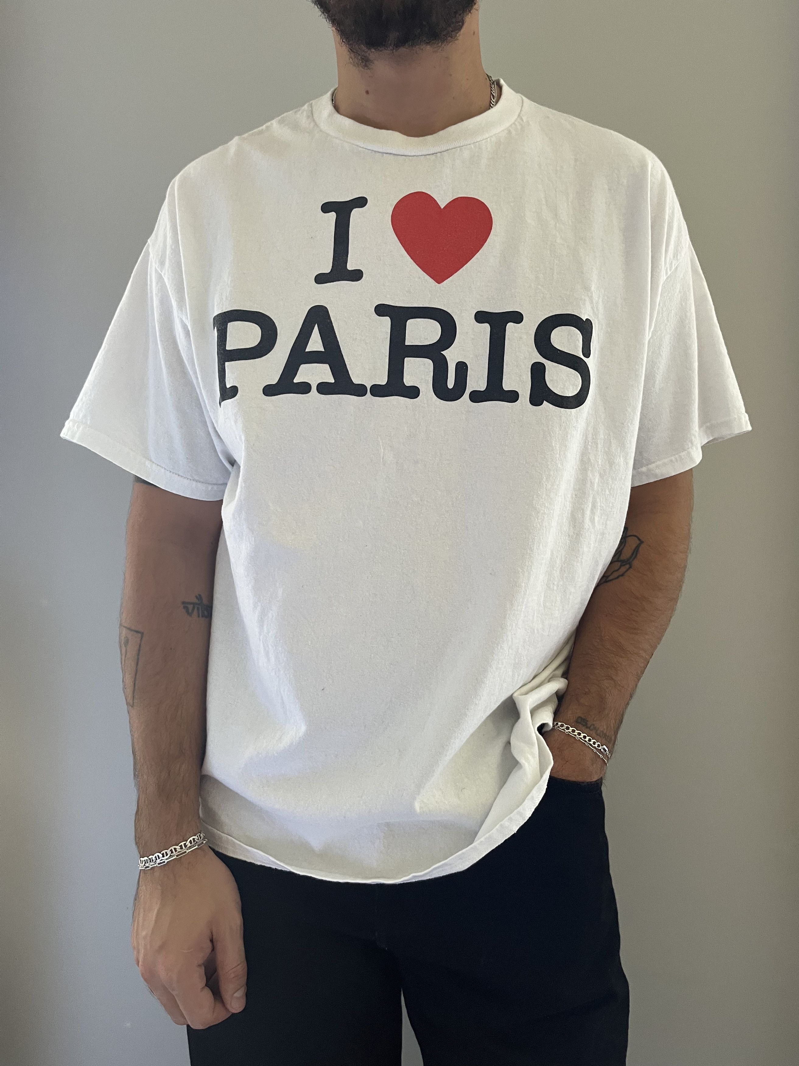 The 1975 The 1975 Tour Merch I Heart Paris S/S TShirt Grailed