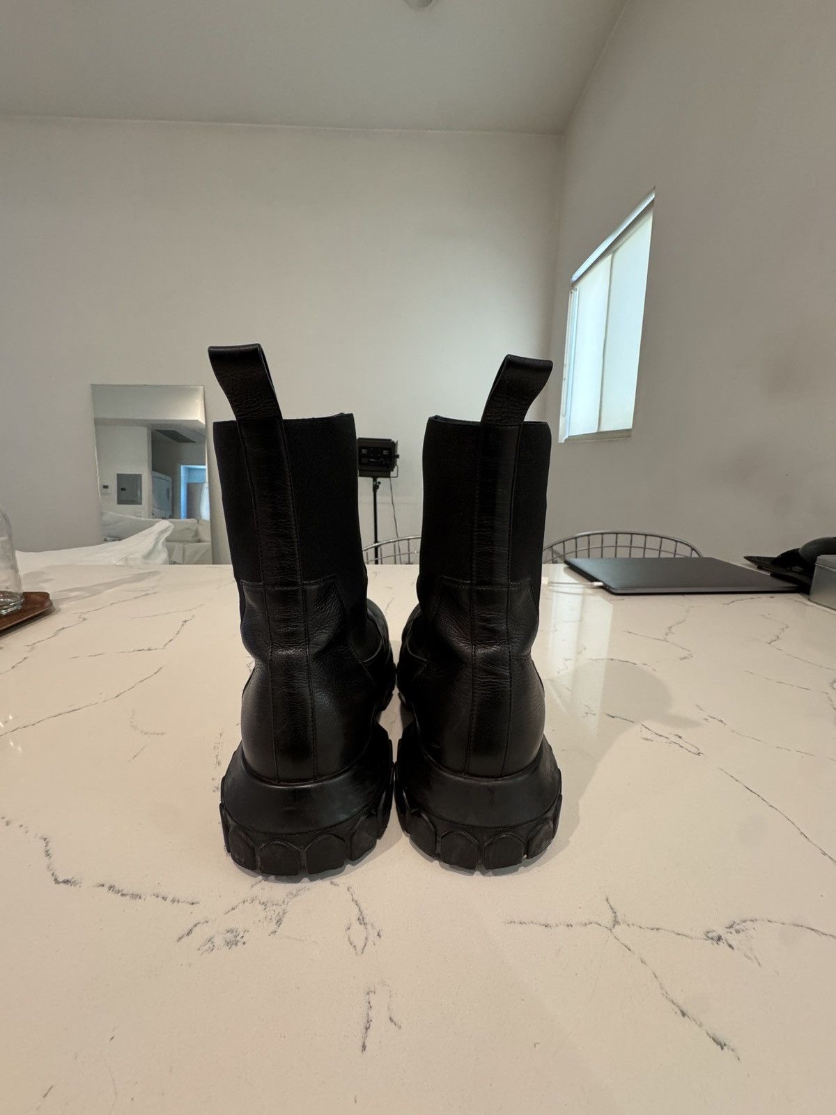 Rick Owens × Rick Owens Drkshdw RICK OWENS TRACTOR BOOTS Size US 10 / EU 43 - 4 Thumbnail