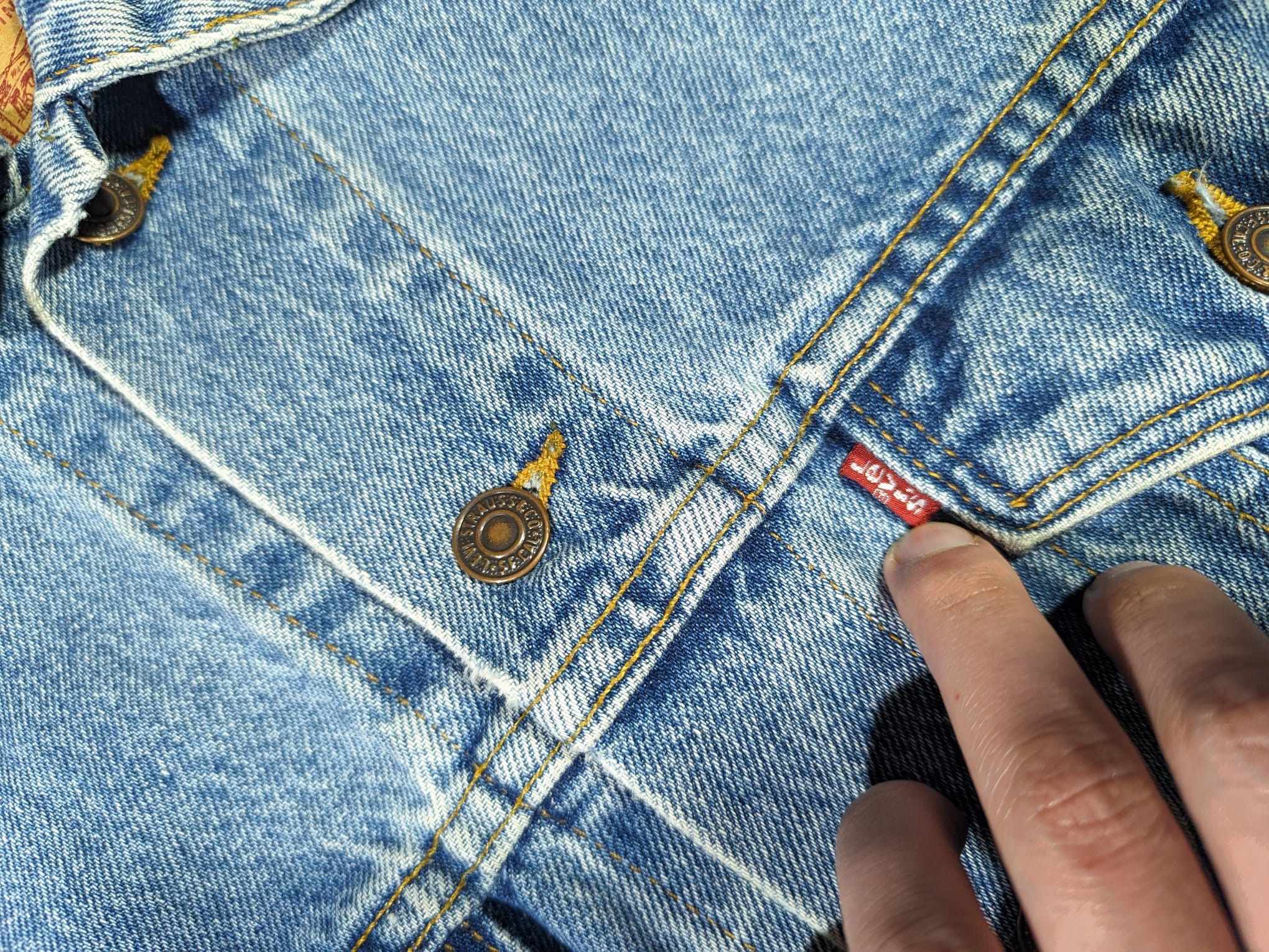 Levi's Vintage Clothing 1996 levis baggy denim jean trucker jacket 527 made in usa Size US M / EU 48-50 / 2 - 5 Thumbnail