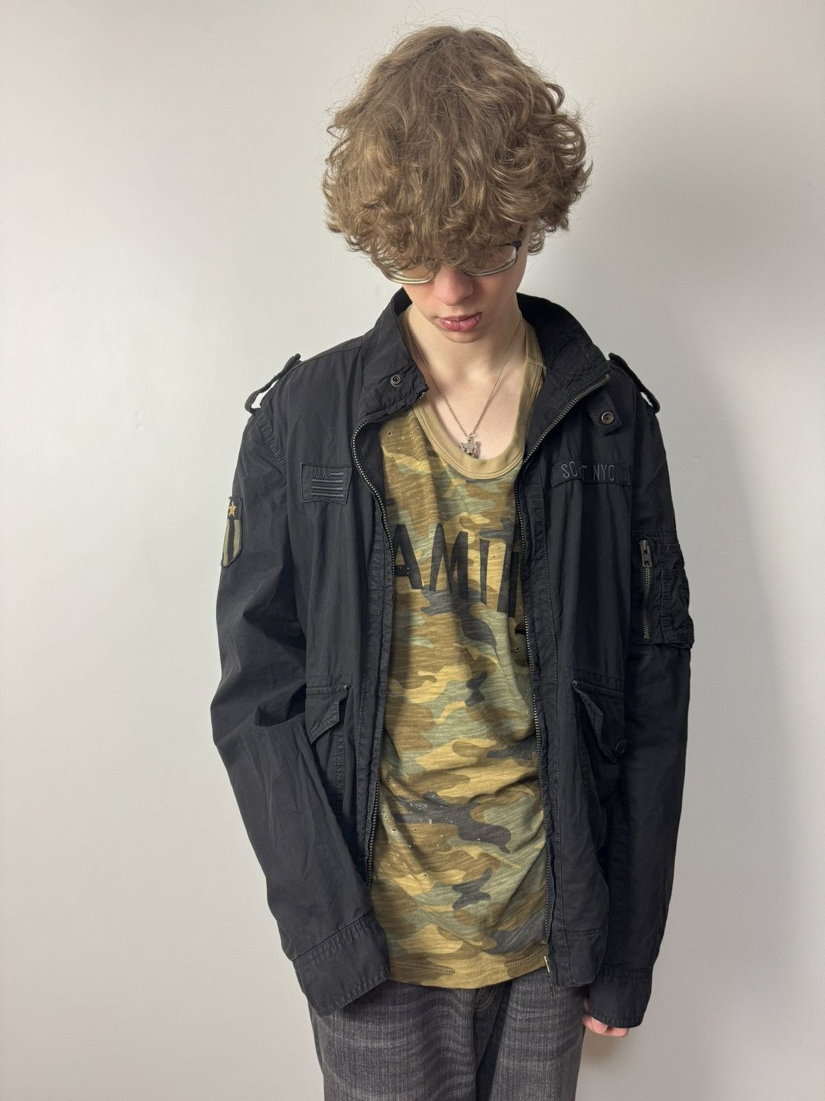 Schott Schott NYC Military Jacket M65 Style Black Archive Style Size US XXL / EU 58 / 5 - 2 Thumbnail