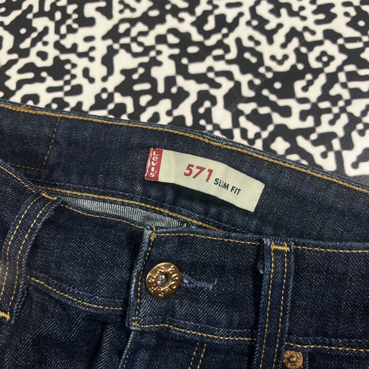 Levi's Vintage Y2K Levis 571 Slim Fit Casual Jeans Size 29" - 13 Thumbnail