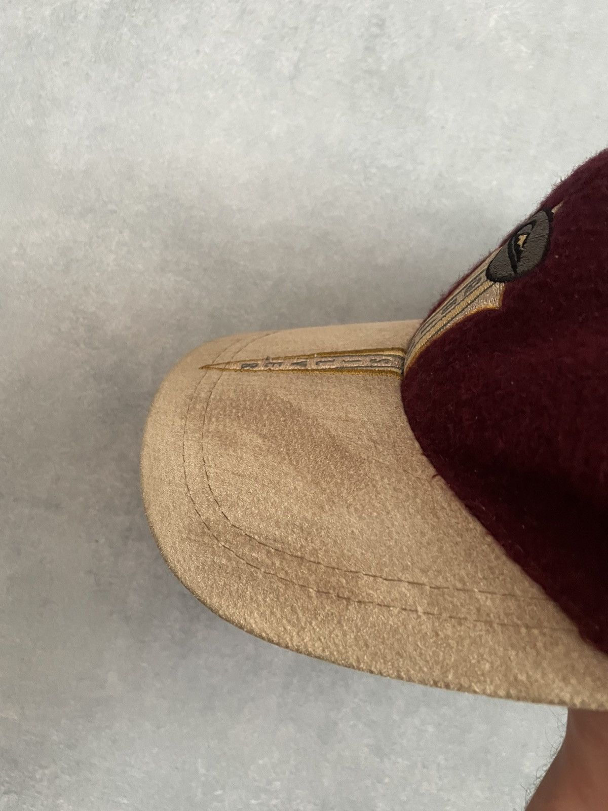 Quiksilver Cap Quiksilver Vintage Burgundy Fleece Size ONE SIZE - 5 Thumbnail