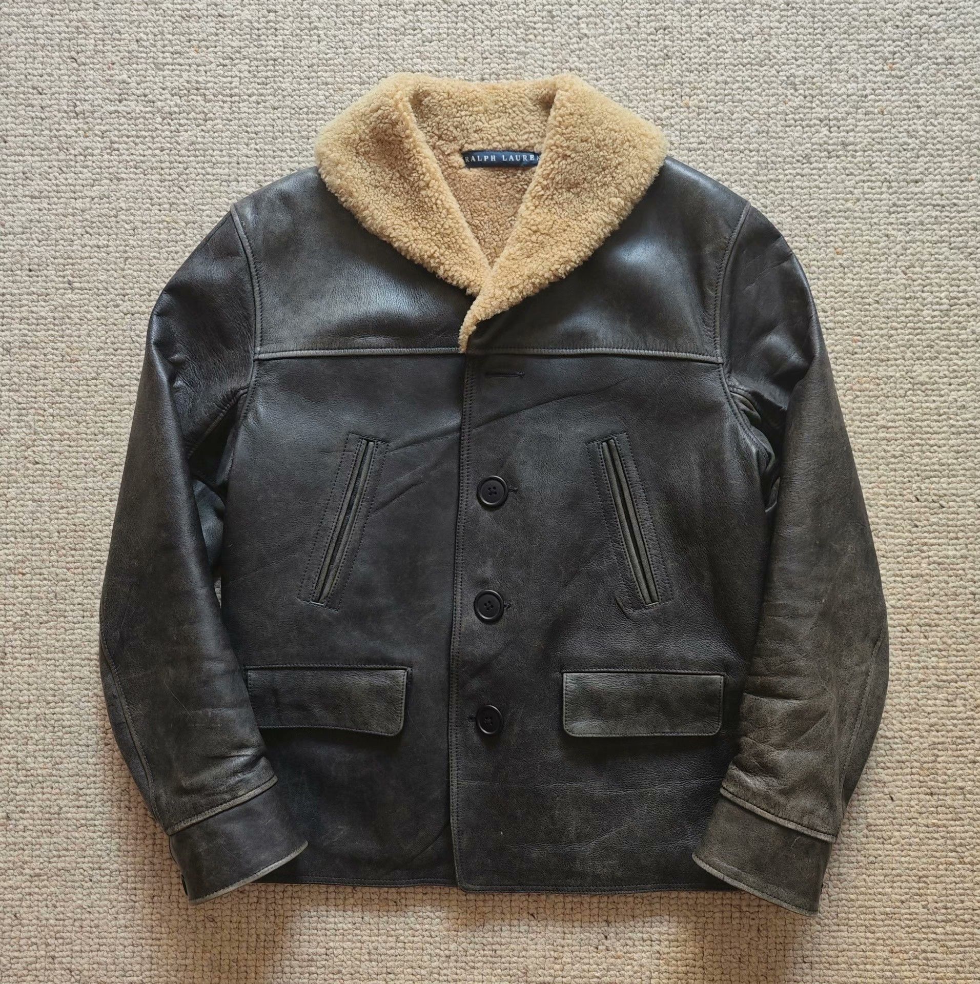 Polo Ralph Lauren Polo Ralph Lauren Shearling Leather Jacket Size M / US 6-8 / IT 42-44 - 1 Thumbnail