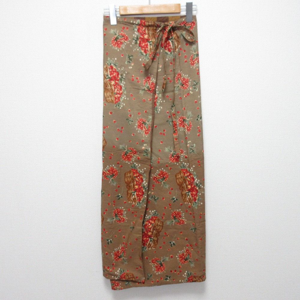 Other Other WONDERFUL WORLD Fruit Pattern Long Wrap Skirt Others Skirts DUTY FREE for USA Size ONE SIZE - 1 Thumbnail