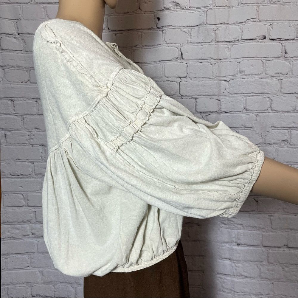 Free People New Free People No Good Alone Cotton Tee Top Size L Size L / US 10 / IT 46 - 3 Thumbnail