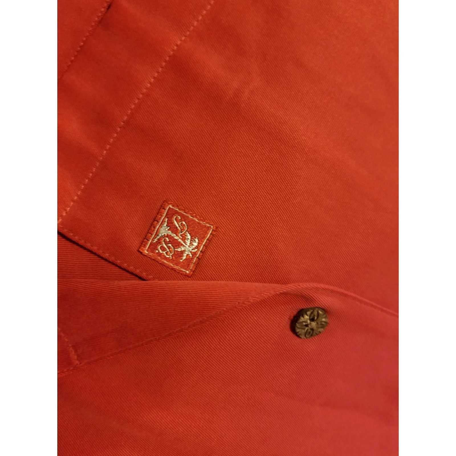 Tommy Bahama Tommy Bahama Silk Dress Shirt M Burgundy Button Short Sleeve Mens Shirts Regular Size M Red Size 40R - 2 Thumbnail