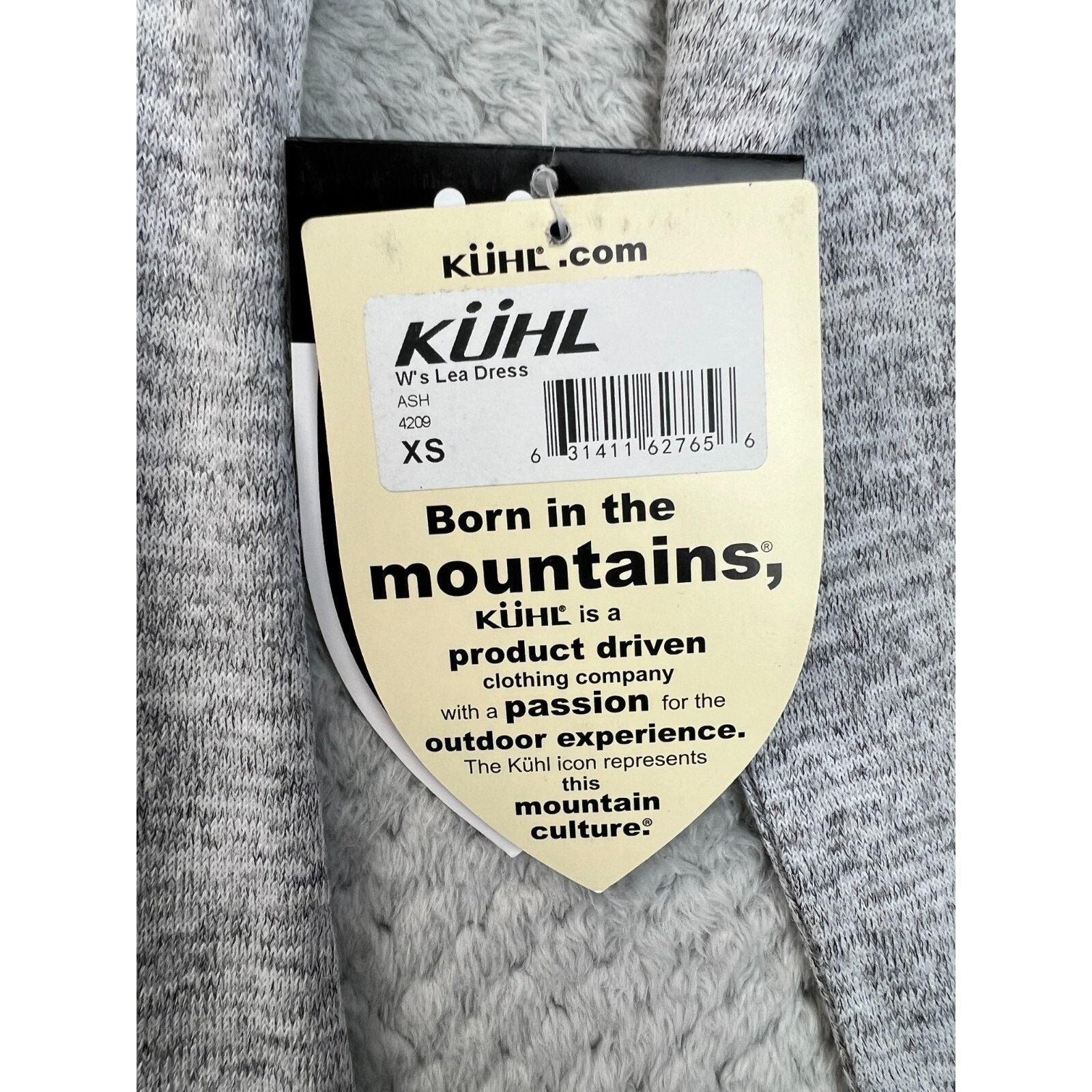 Kuhl Kuhl Womens Lea Dress Sweater XS Heather Gray Cowl Neck Size XS / US 0-2 / IT 36-38 - 13 Thumbnail