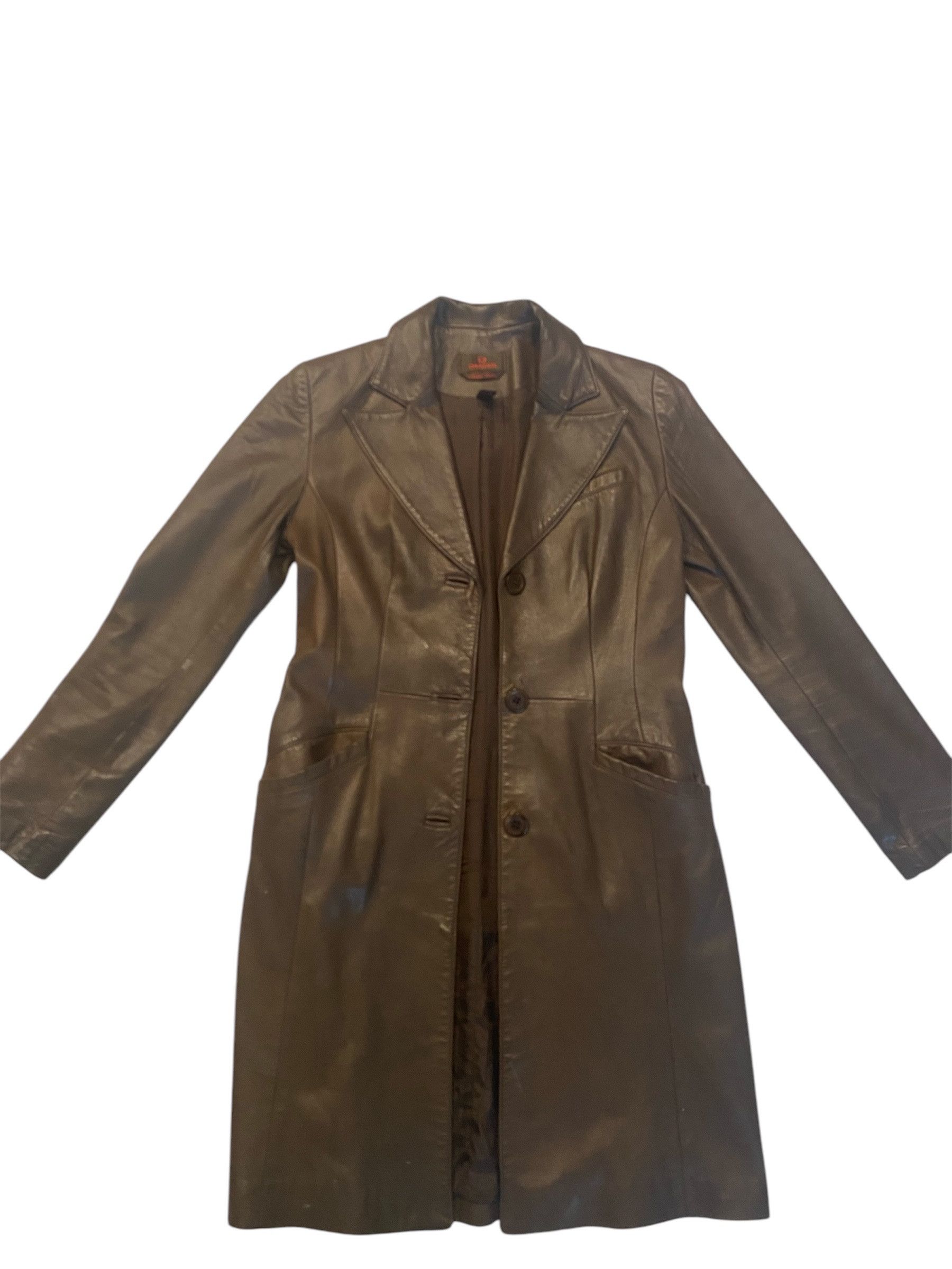 Danier Danier Leather Trenchcoat Size XS / US 0-2 / IT 36-38 - 1 Thumbnail