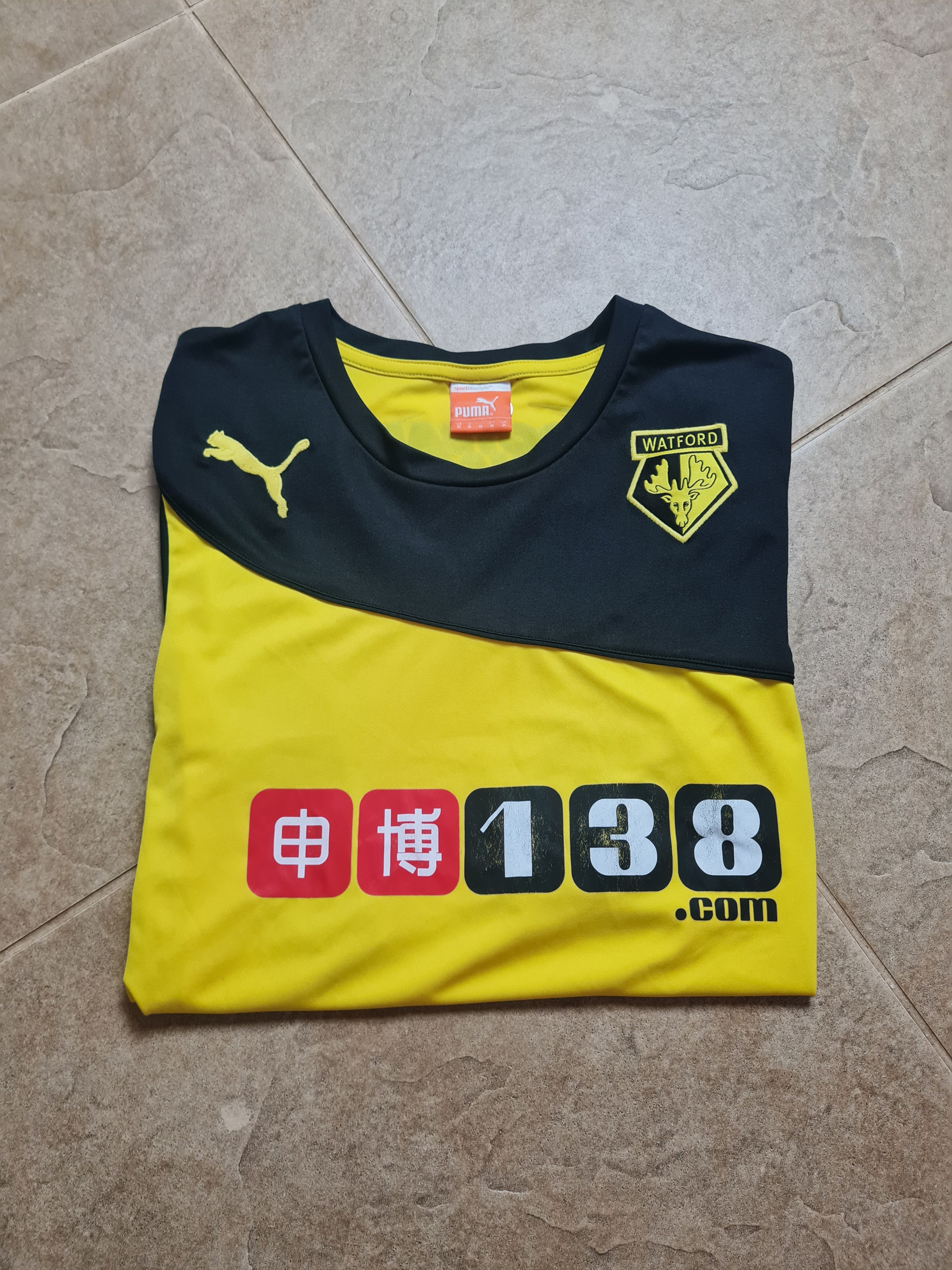 Puma Jersey Puma WATFORD ENGLAND 2013/2014 HOME FOOTBALL SHIRT Size US M / EU 48-50 / 2 - 13 Thumbnail