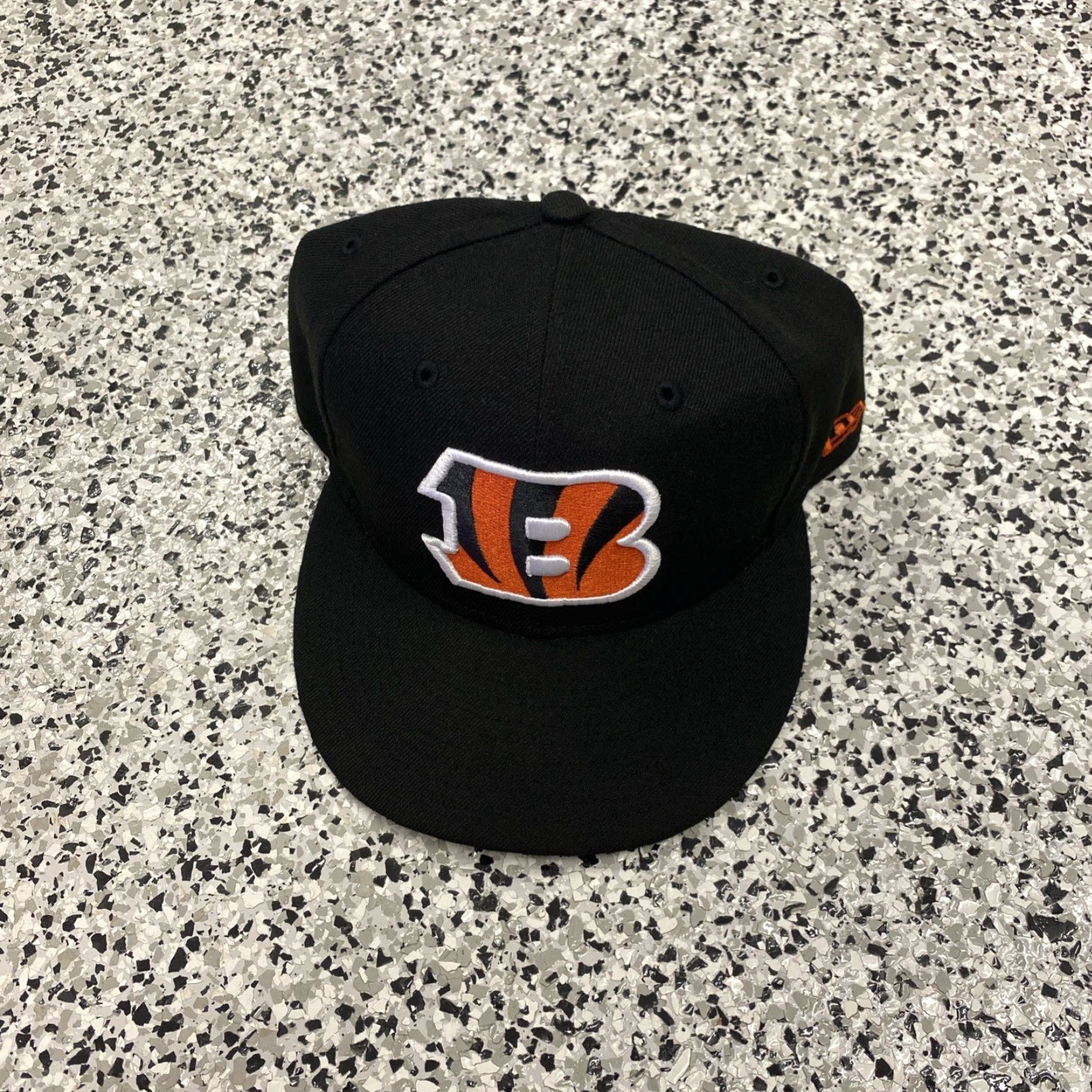 New Era Cincinnati Bengals New Era 9Fifty SnapBack Adjustable Hat Black Hat Mens One Size Black Size ONE SIZE - 3 Thumbnail