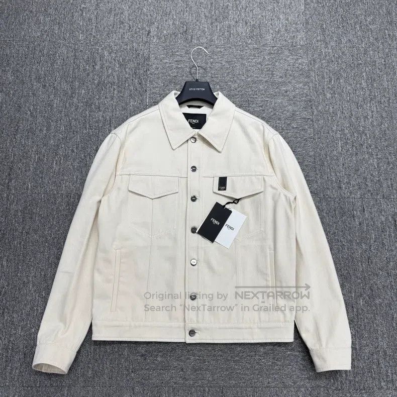 Fendi Fendi Alphabet logo denim jacket Size US M / EU 48-50 / 2 - 1 Thumbnail