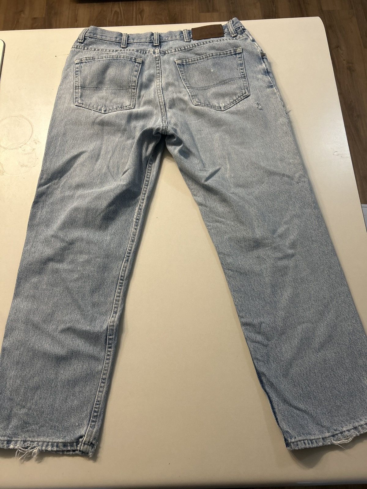 Lee Lee Light Blue Washed Jeans Size US 36 / EU 52 - 2 Thumbnail
