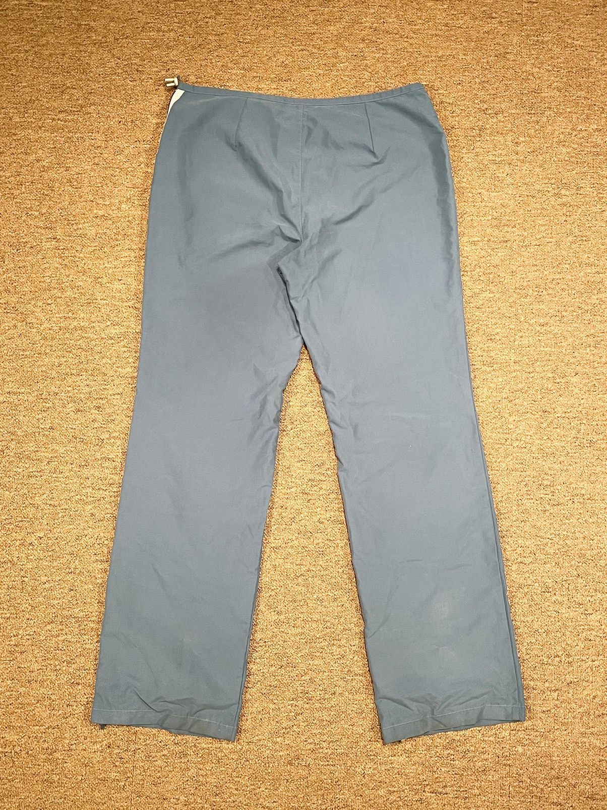 Vintage Lalpina Australian Bungee Pull-Over Track Pants Powder Blue Size US 34 / EU 50 - 3 Thumbnail