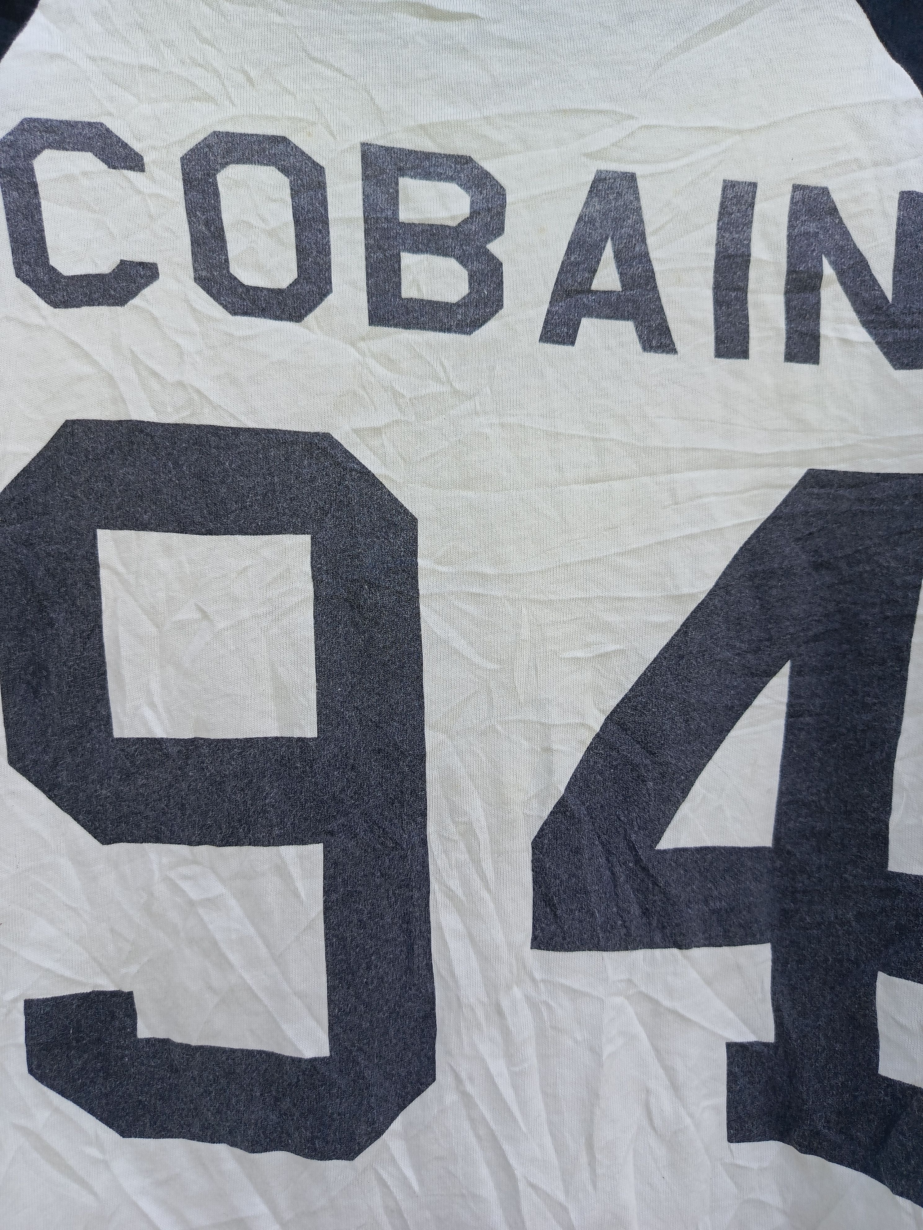 Japanese Brand Rare Halfman Cobain 94 Skull Graphic Raglan Tee Grunge style Size US XS / EU 42 / 0 - 8 Thumbnail