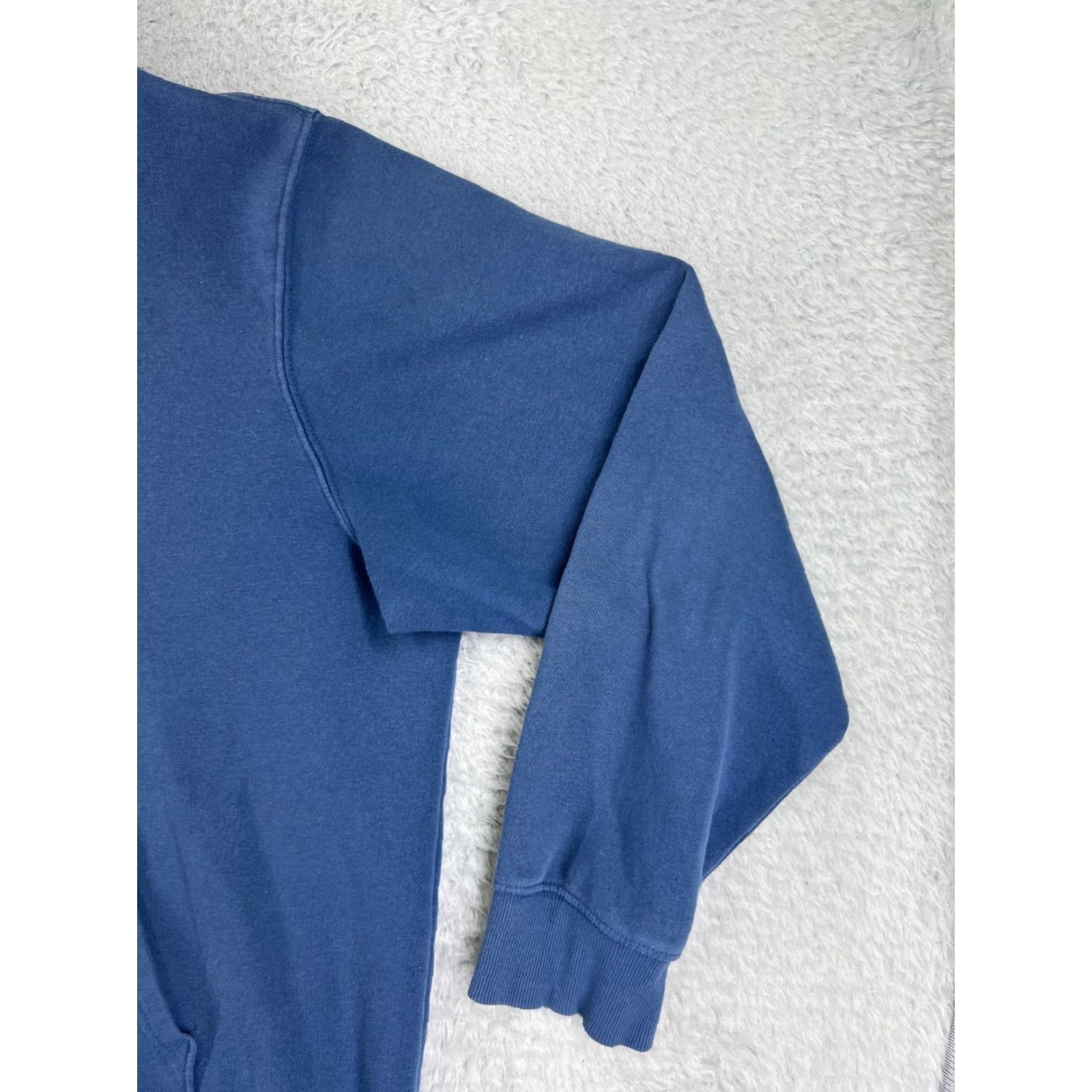 The North Face The North Face Men Hoodie XS XL Blue Cotton Blend Jersey Pockets Crew Neck Sweatshirt Pullover Solid Brand: The North Face Size US XL / EU 56 / 4 - 2 Thumbnail